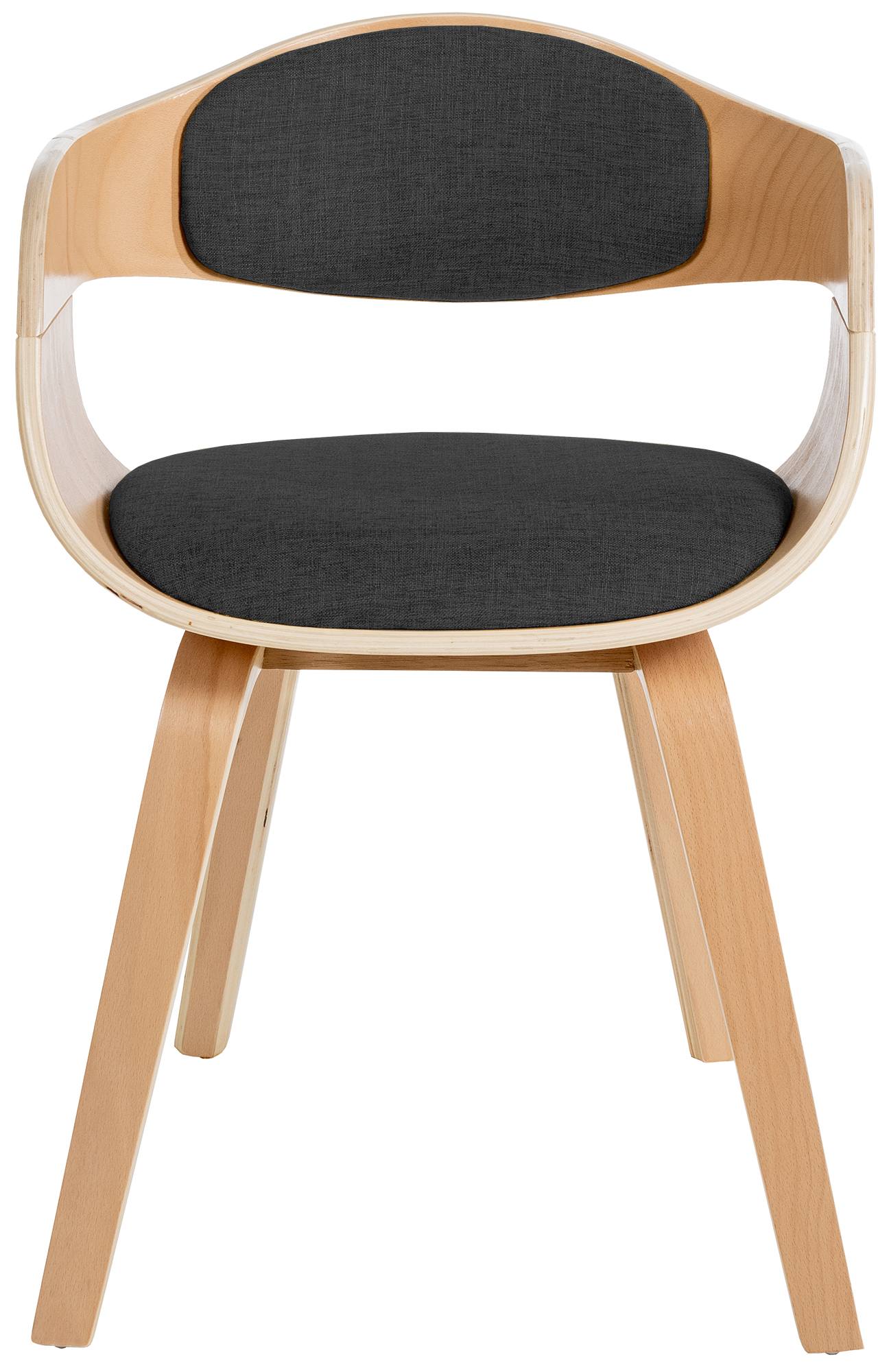 Chaise retro Kingston en tissu