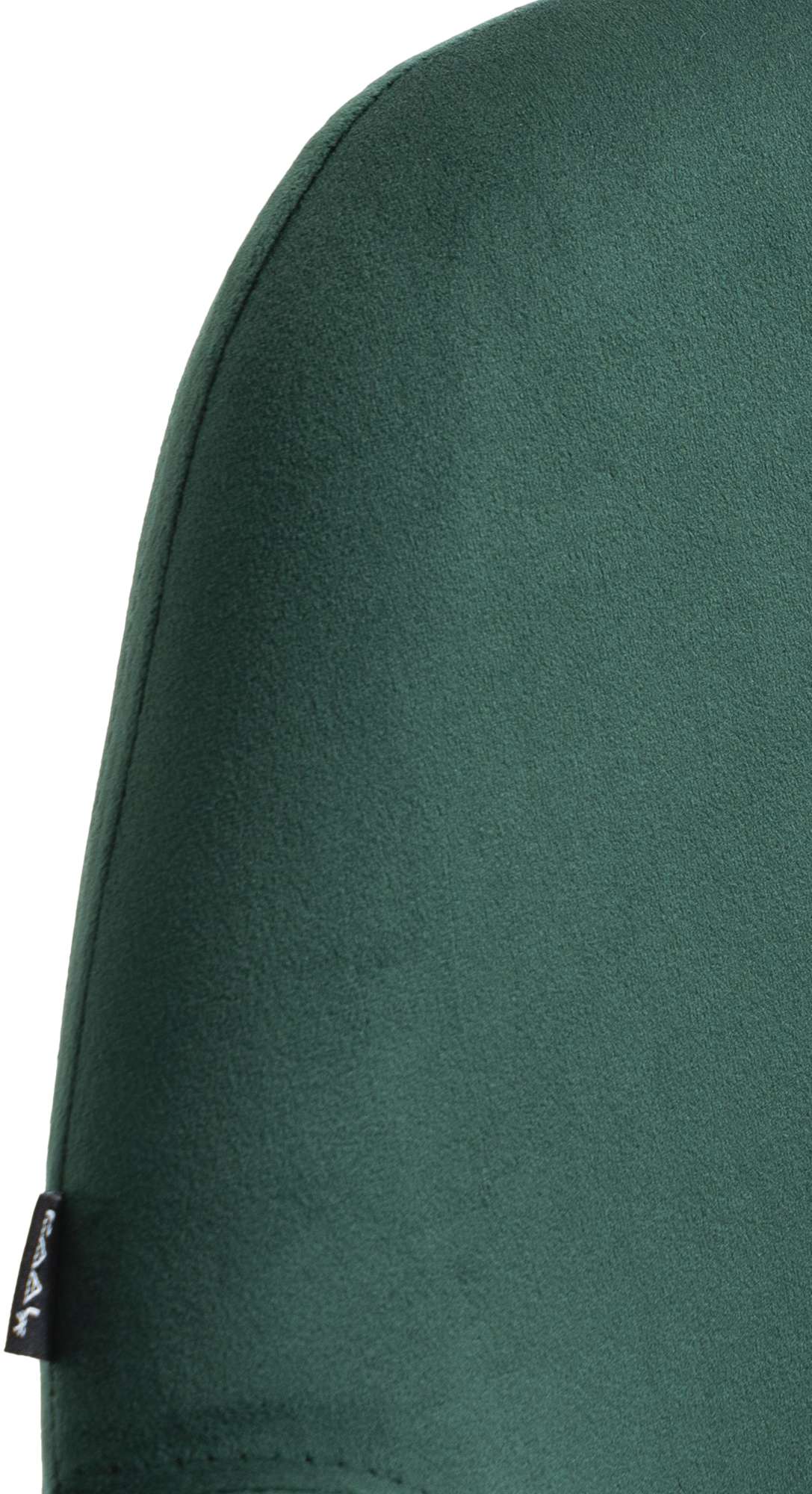 Tabouret de bar Braga Velours avec pied en métal réglable et pivotant