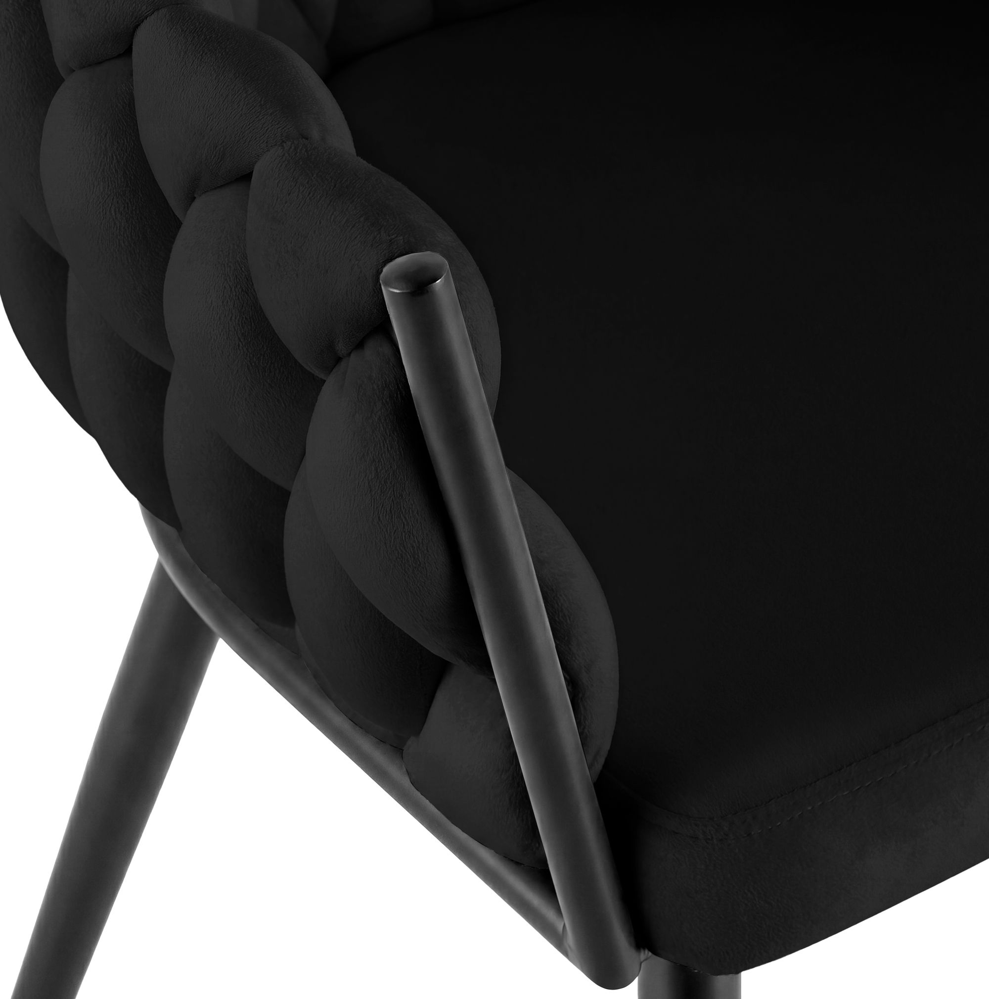 Chaise de salle a manger Molise velours