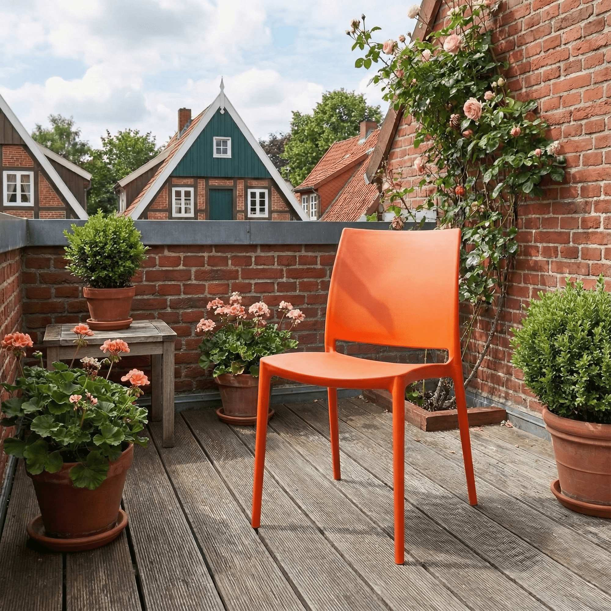 Lot de 2 chaises de jardin Meton
