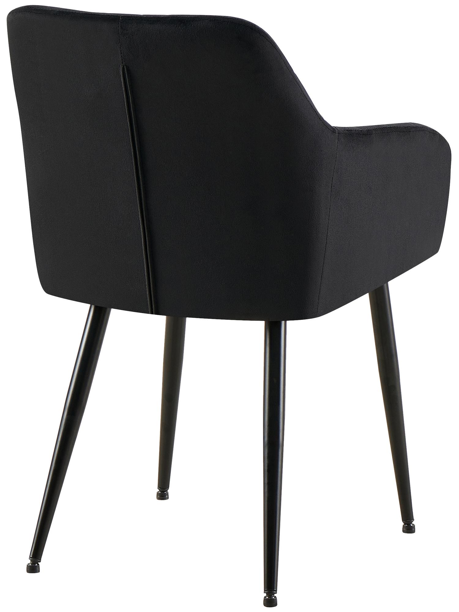 Chaise de salle à manger Monett Velours