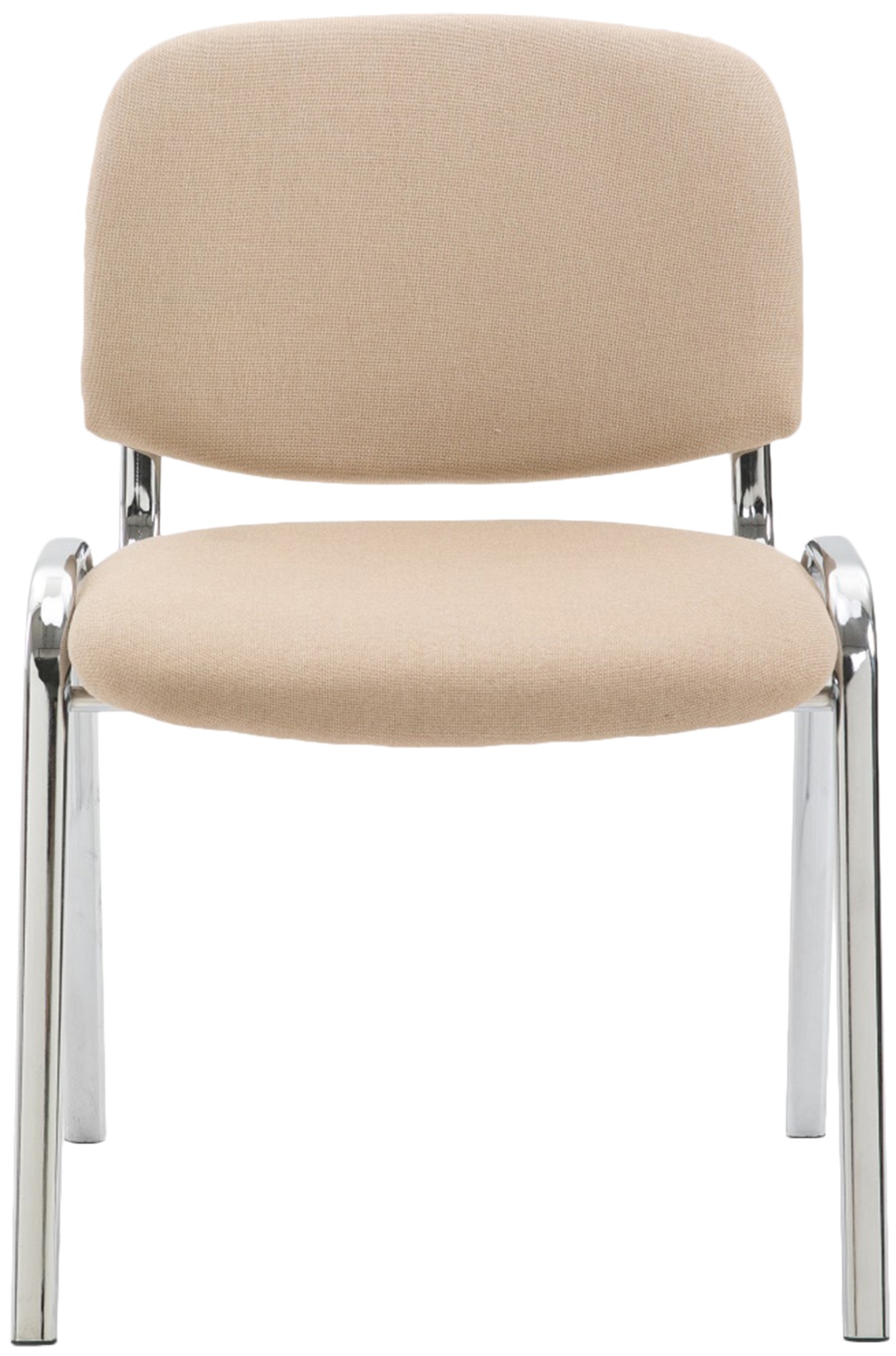 Chaise visiteur Ken support chromé tissu