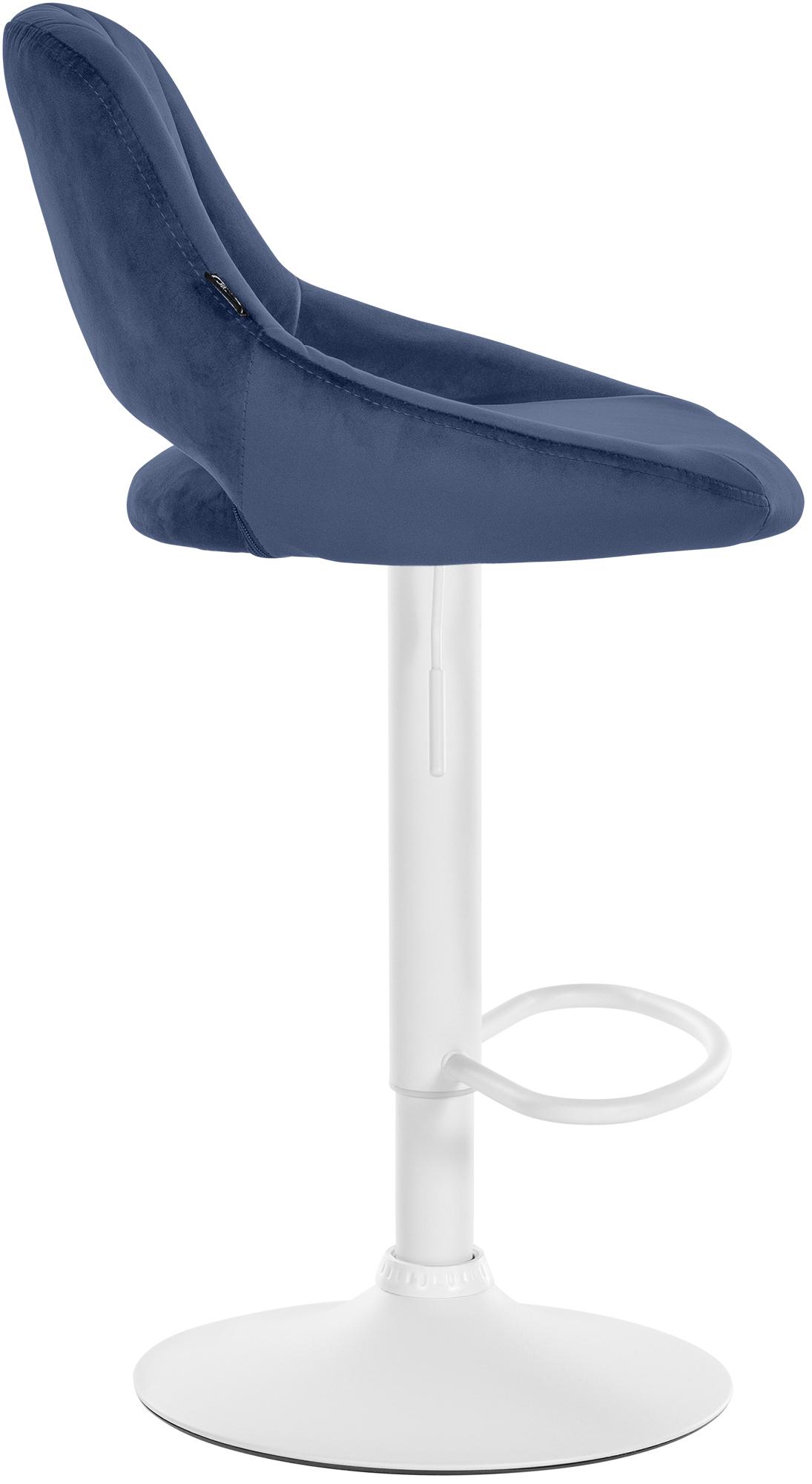 Lot de 2 tabourets de bar Milet en velours