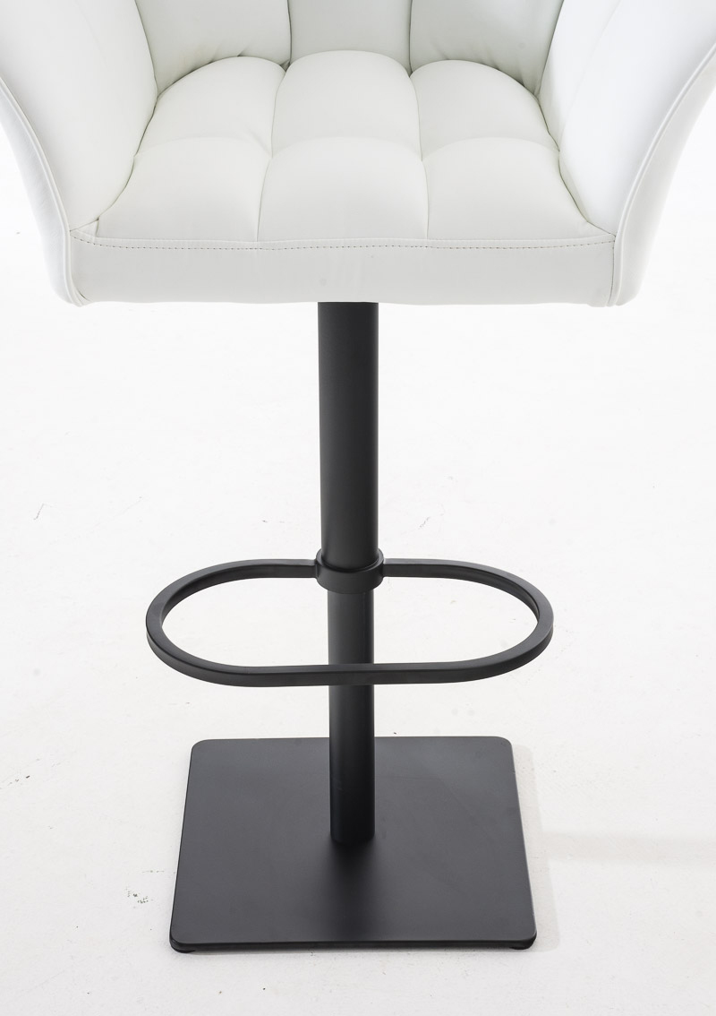 Lot de 2 tabourets de bar Damaso en similicuir