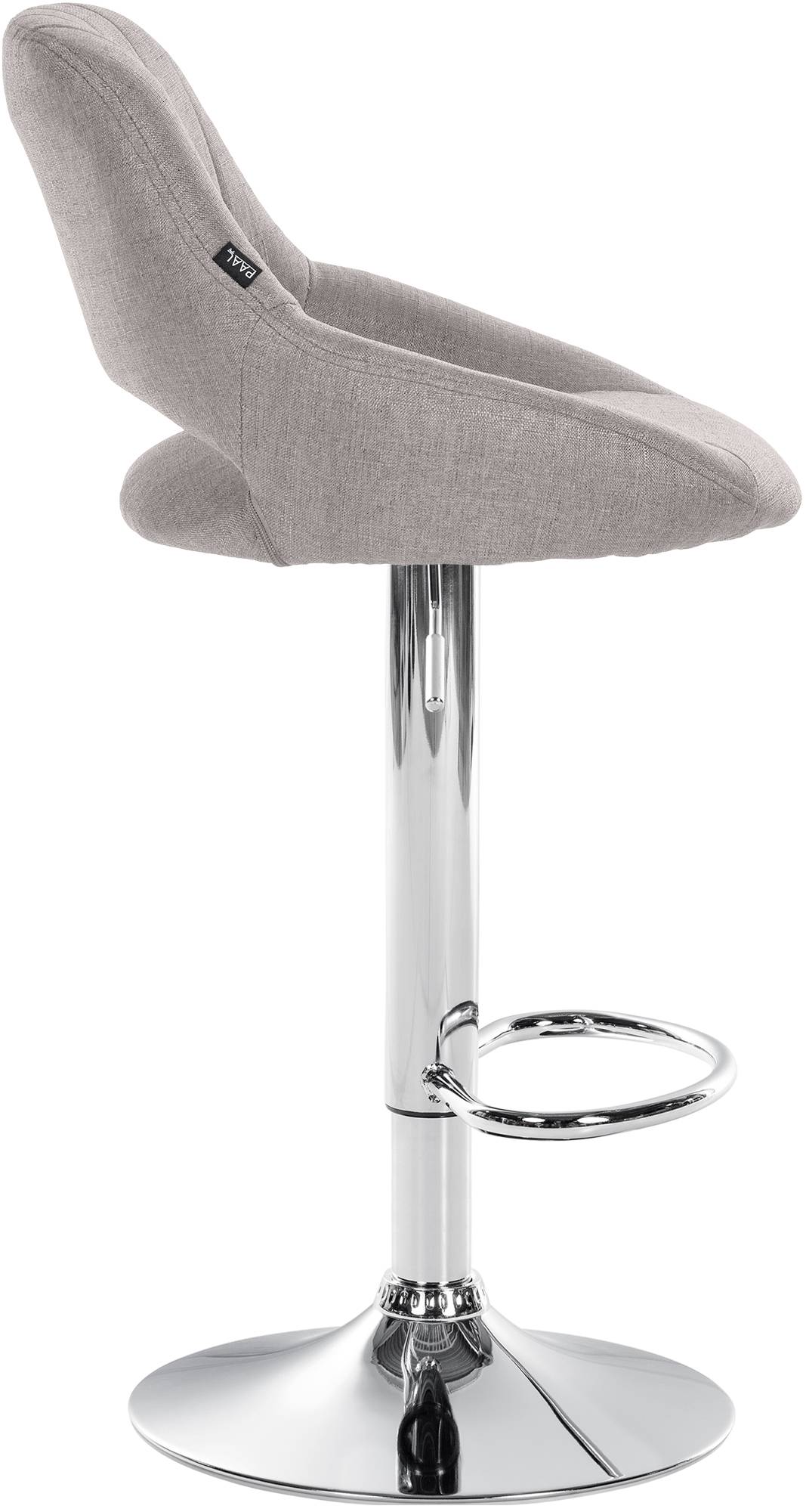 Lot de 2 tabourets de bar Milet en tissu