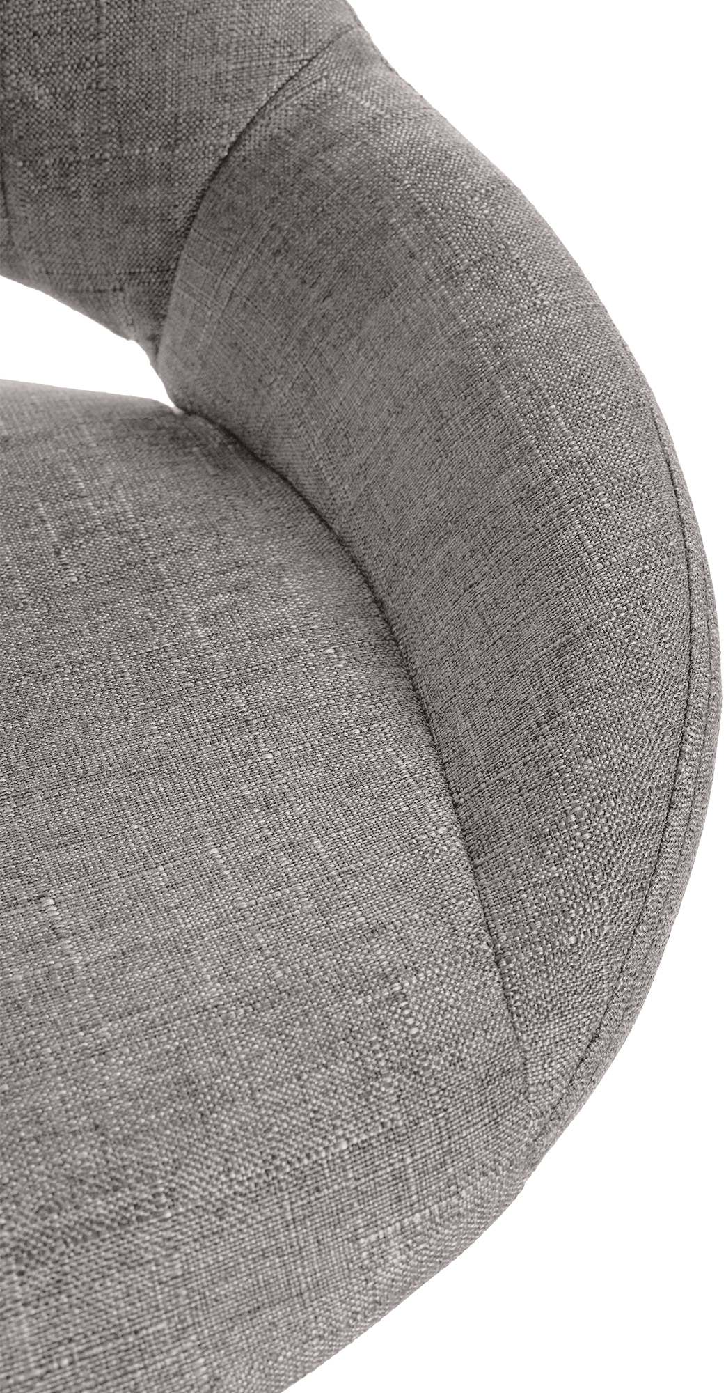 Lot de 2 tabourets de bar Milet en tissu