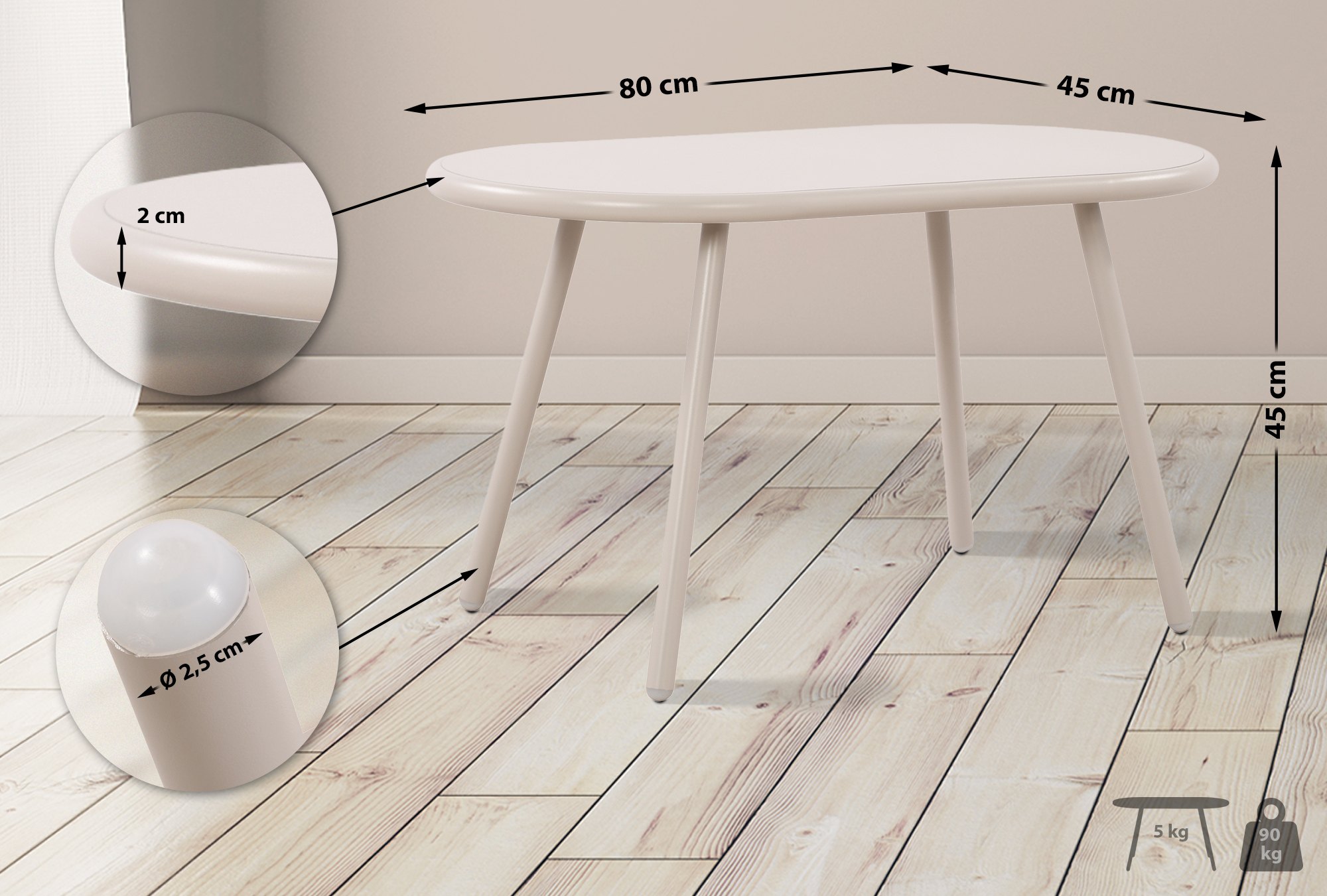 Table basse d'extérieur Velva