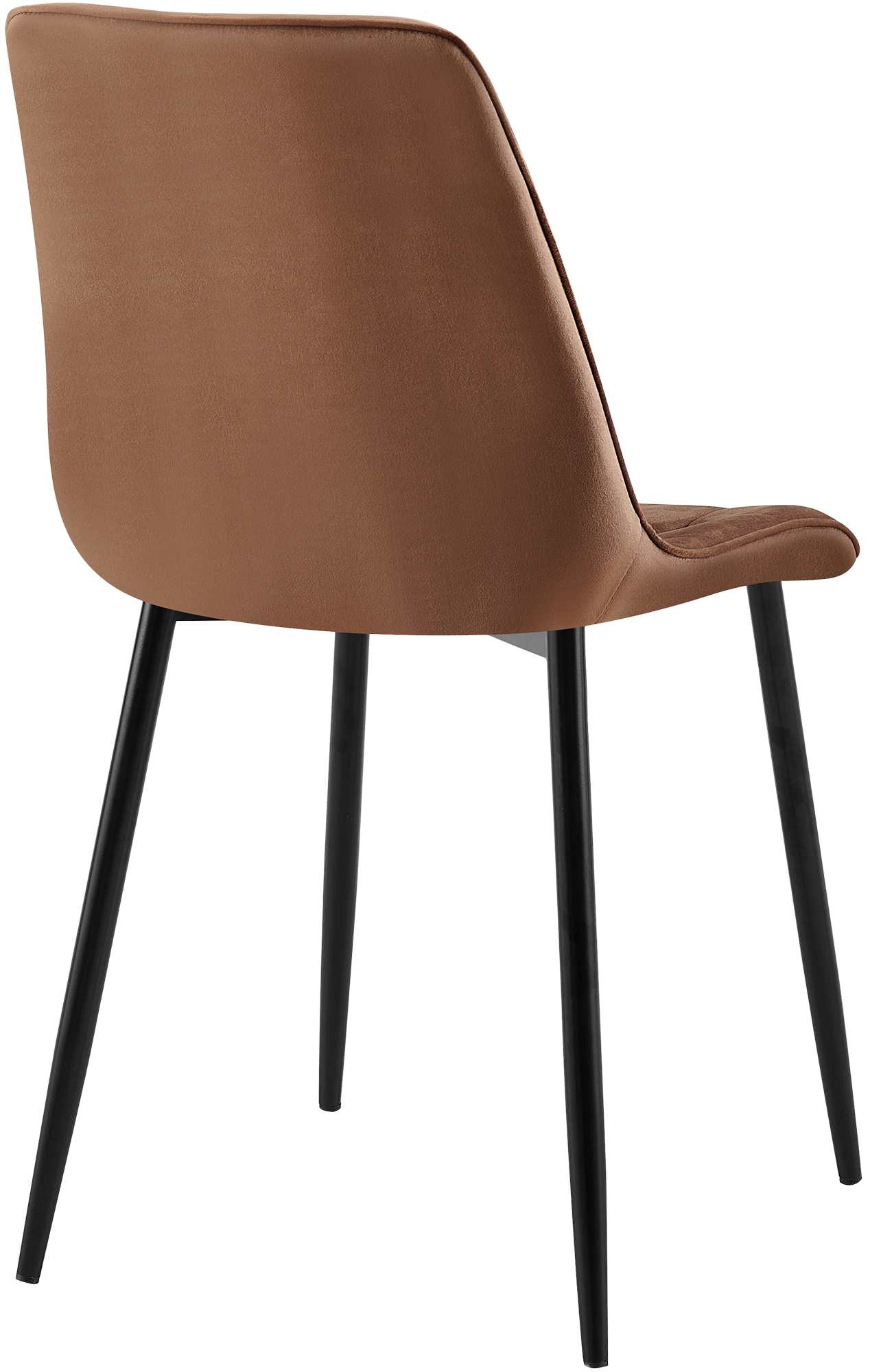 Chaise de salle à manger Gifford revêtement velours