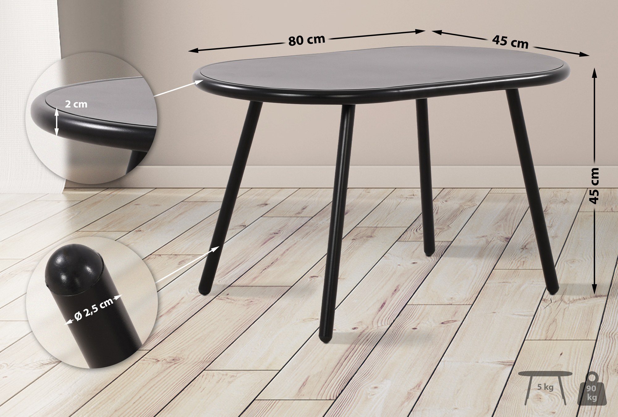 Table basse d'extérieur Velva