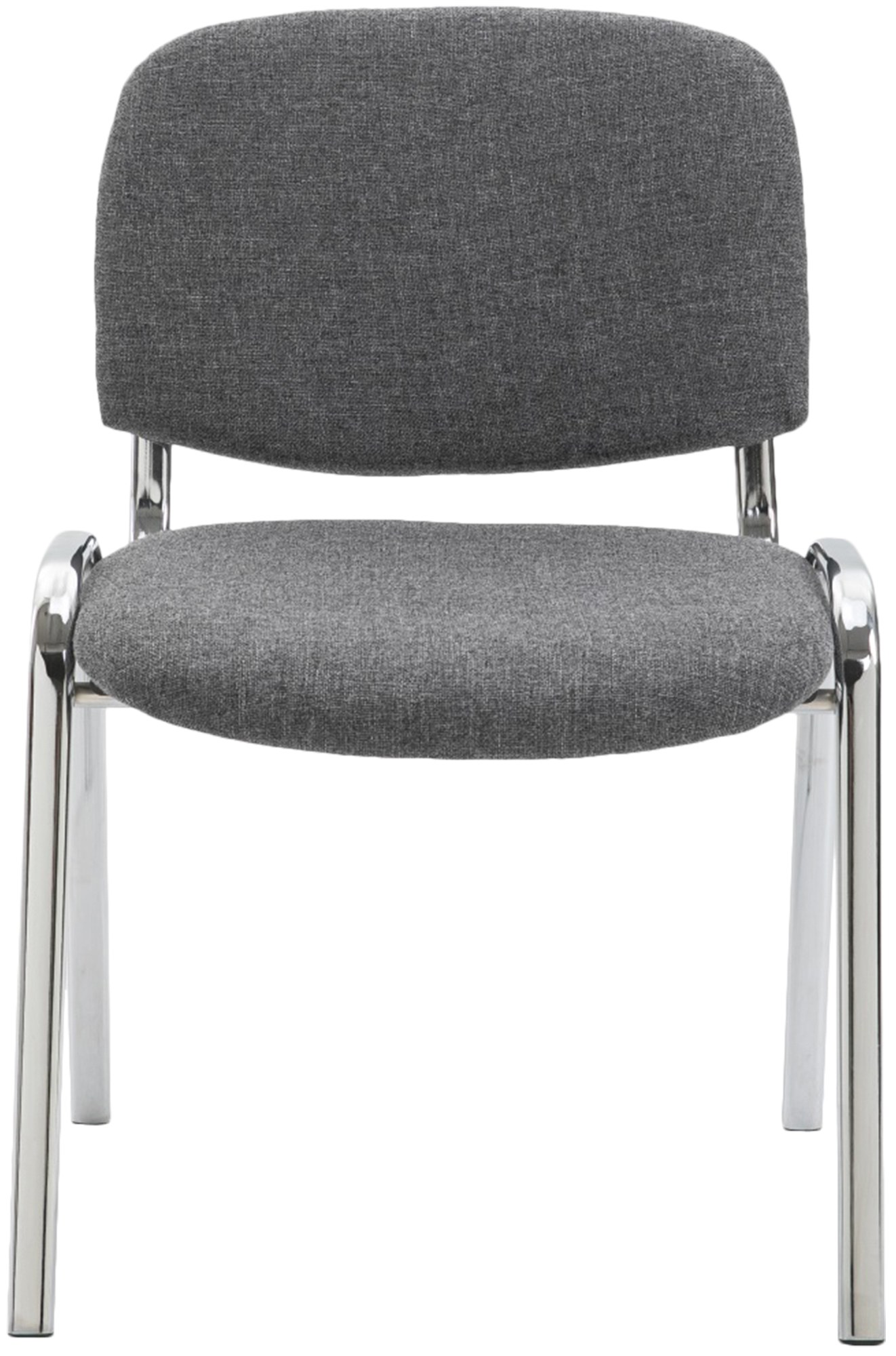 Chaise visiteur Ken support chromé tissu