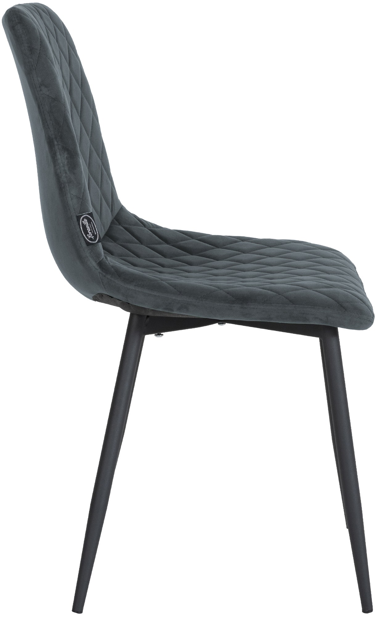 Lot de 4 chaises Telde velours