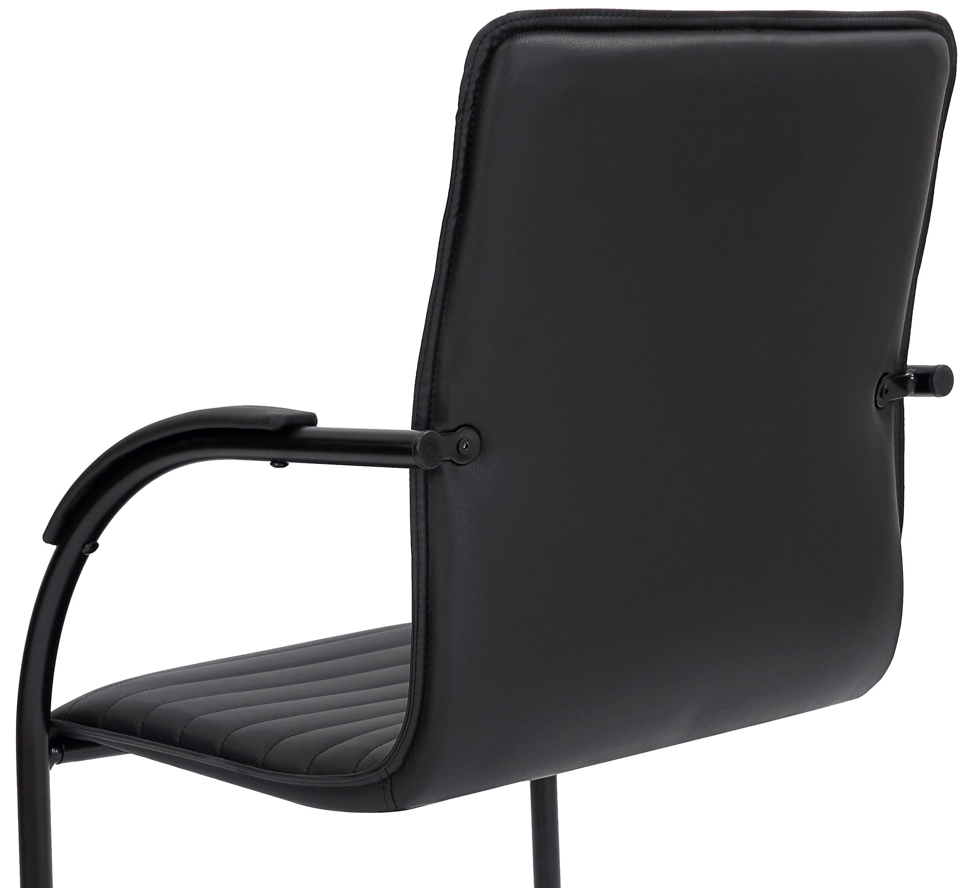 Lot de 2 chaises visiteurs Tira similicuir