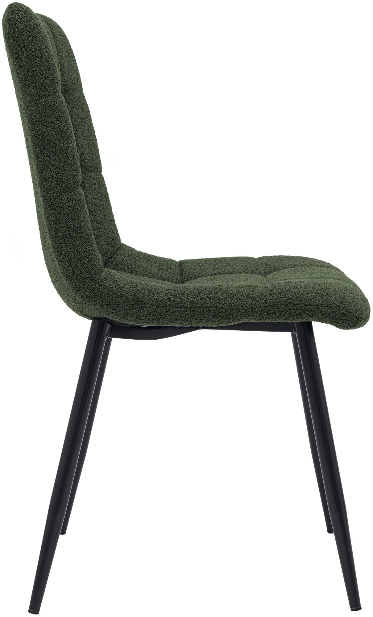 Chaise de salle a manger Antibes en tissu teddy