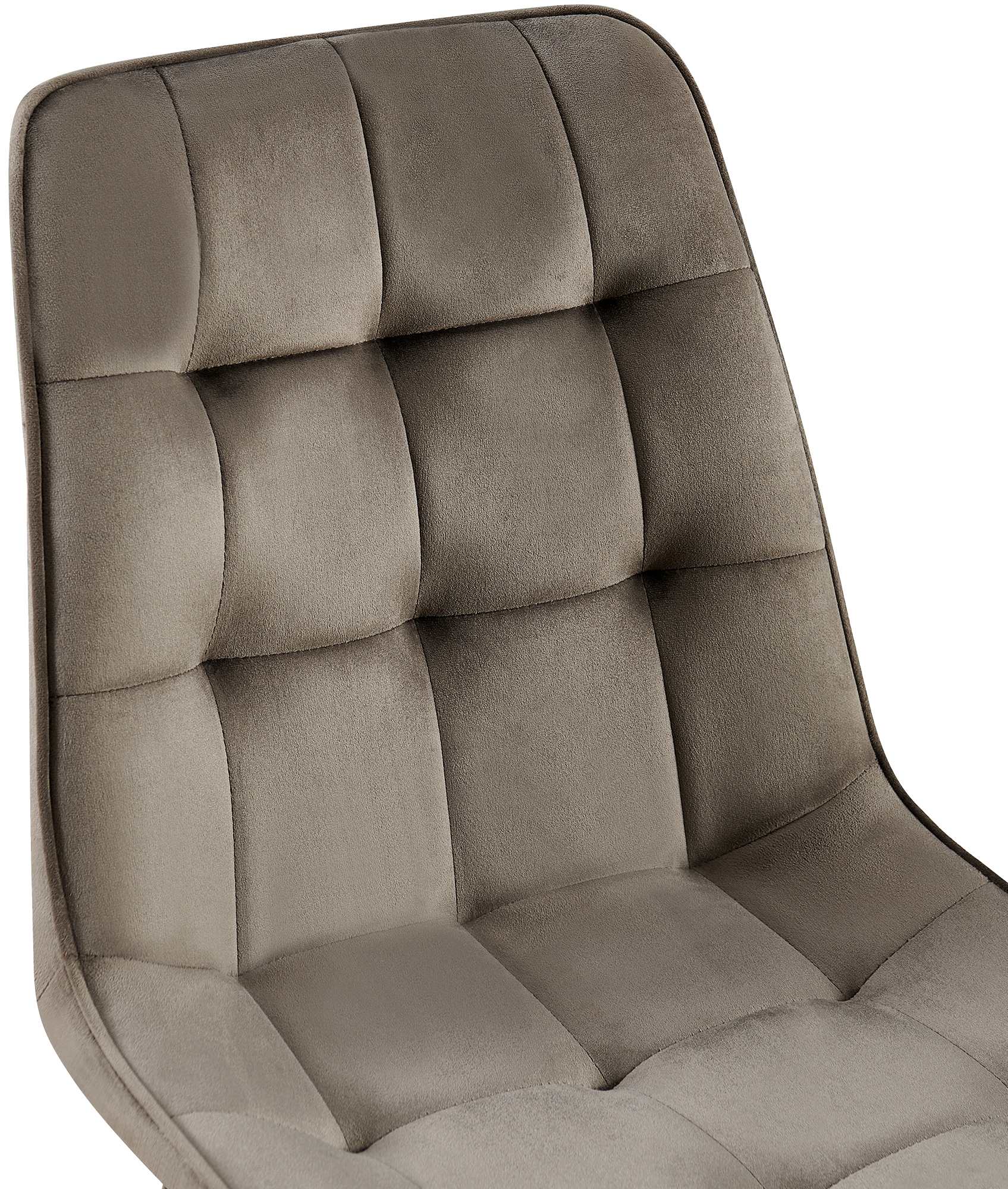 Chaise de salle à manger Gifford revêtement velours