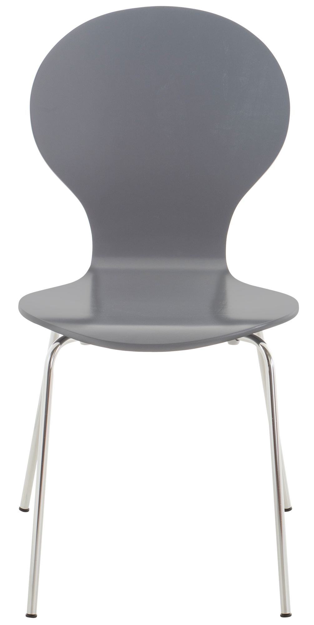 Lot de 4 chaises empilables en bois Diego