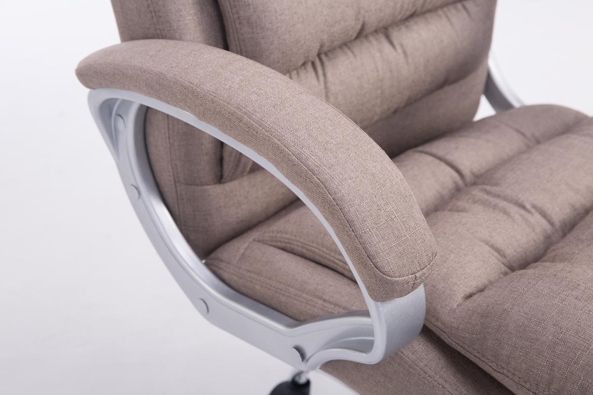 Fauteuil de bureau XXL Vancouver Tissu