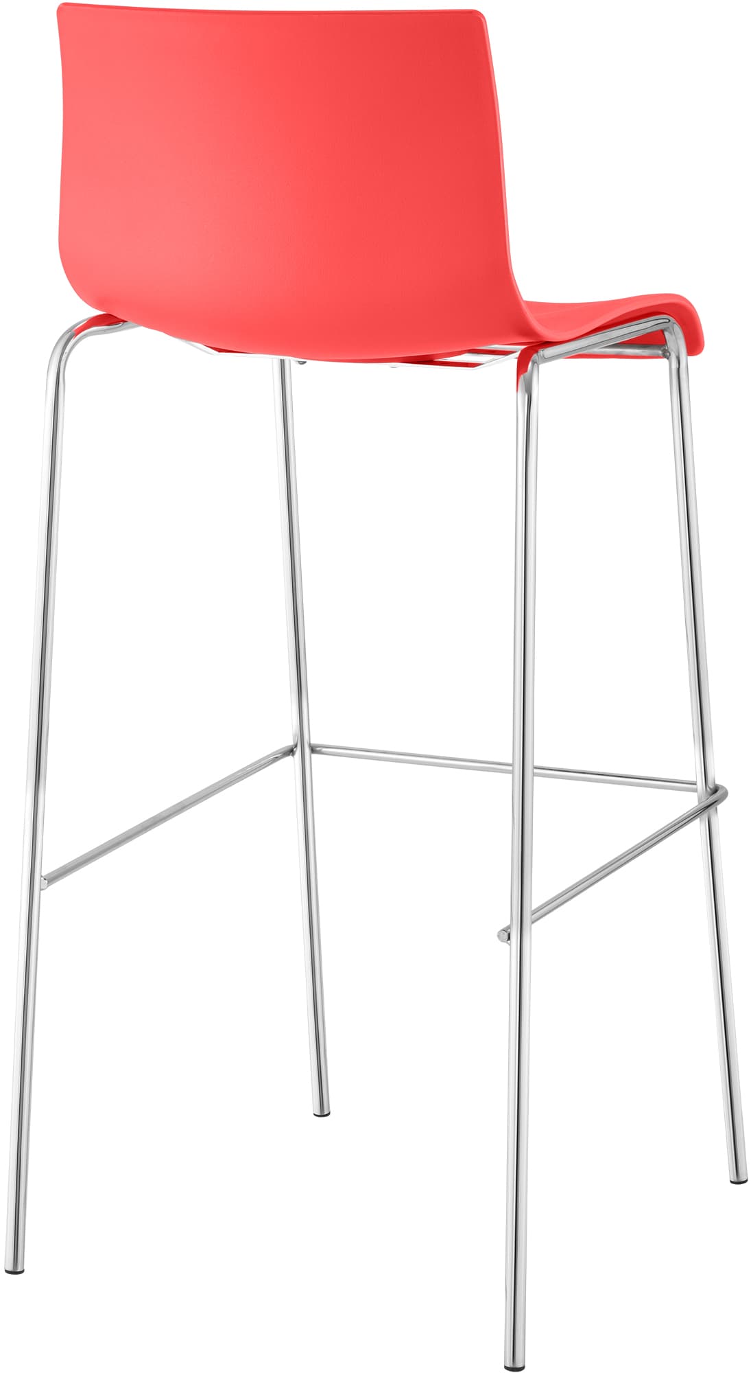 Tabouret de Bar Hover Plastique Cadre à 4 Pieds