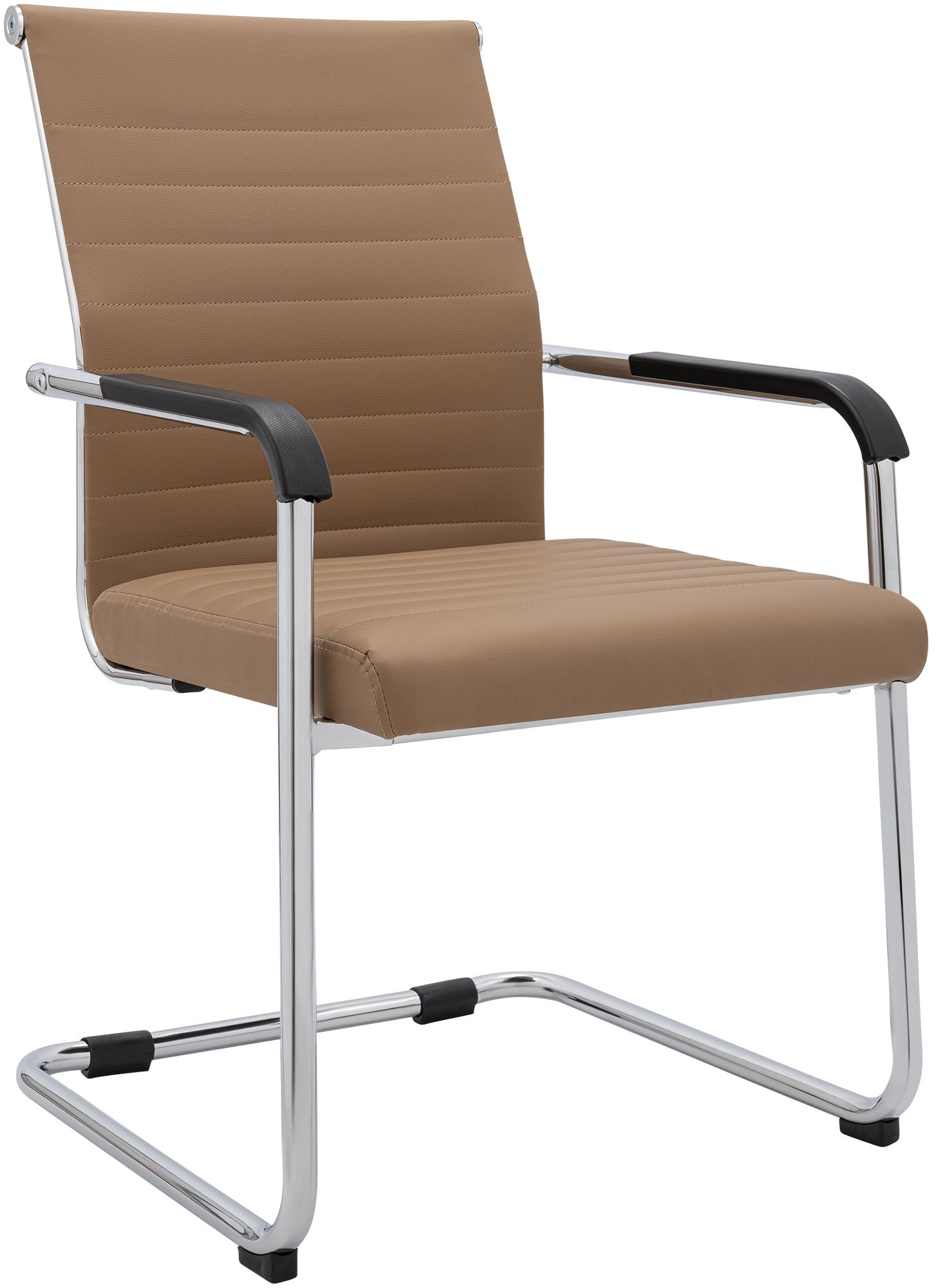 Chaise cantilever Hakon aspect cuir