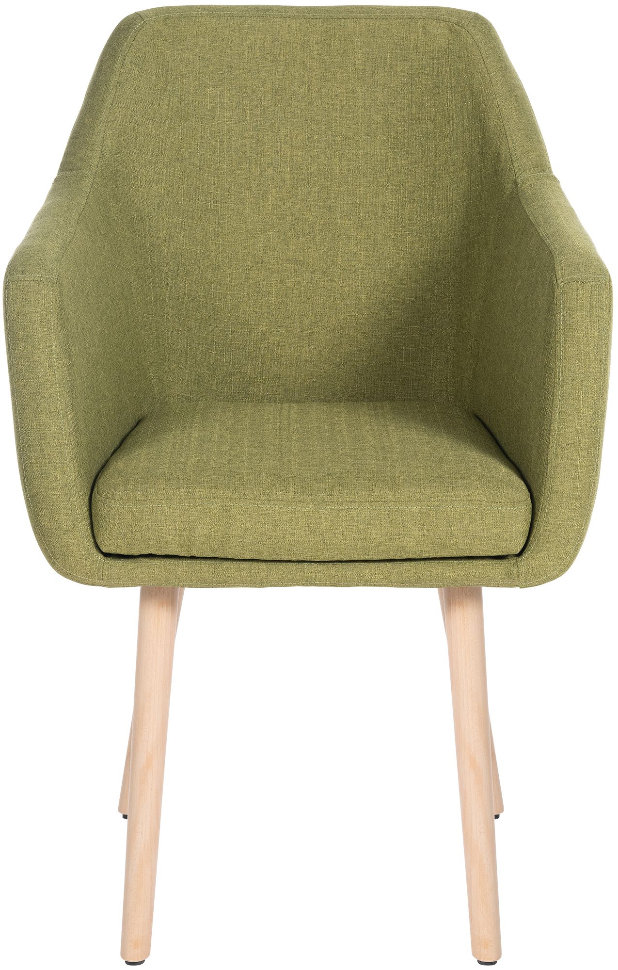 Chaise de salle à manger Utrecht en tissu avec pieds en bois