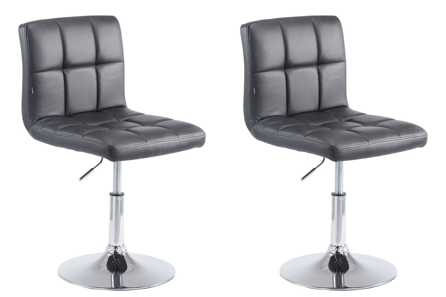Lot de 2 chaises lounge Palma V2 en similicuir ajustable et pivotant