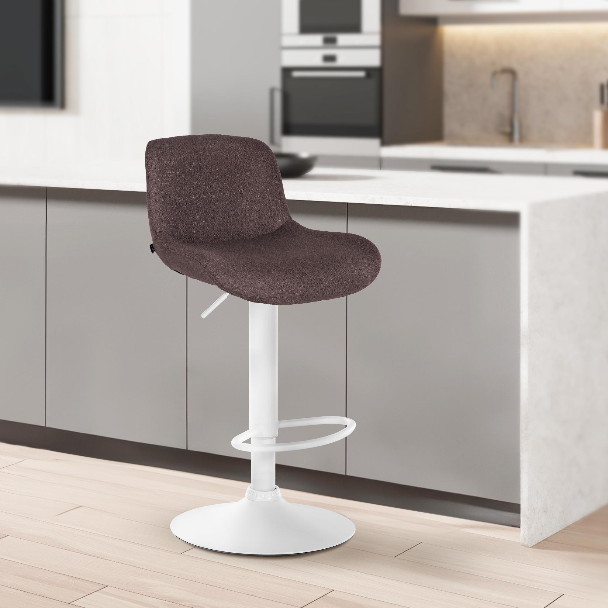 Tabouret de bar Solon blanc
