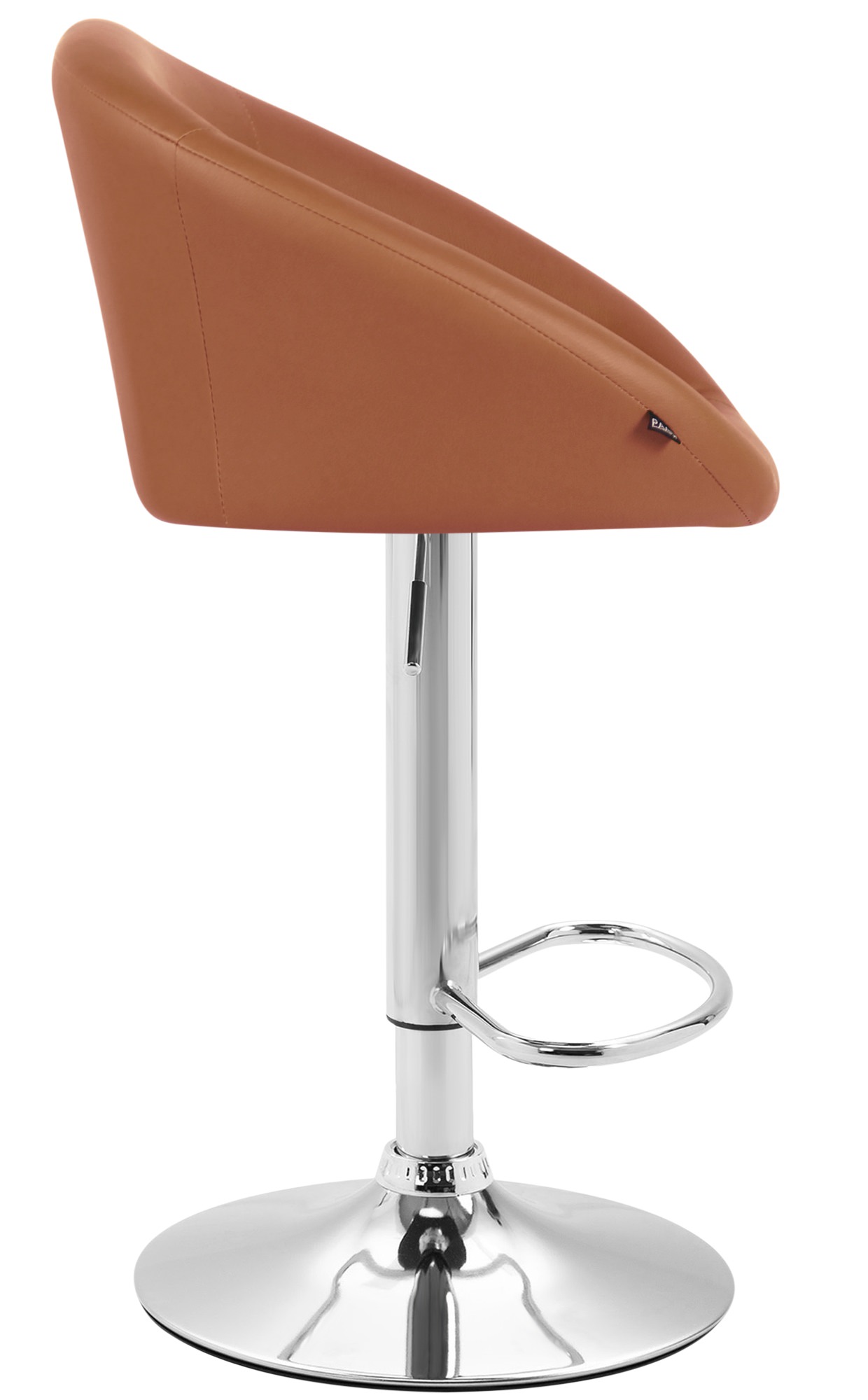 Tabouret de bar Miami V2 similicuir avec pied en métal