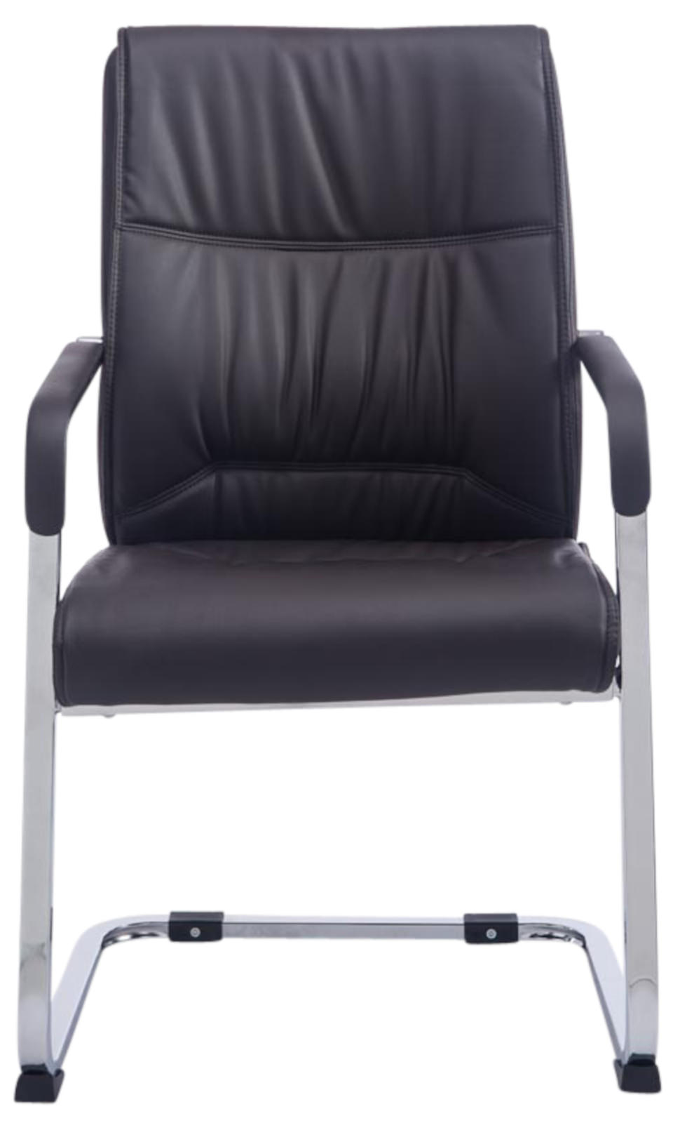 Lot de 2 Chaises Cantilever XXL Anubis en Similicuir avec accoudoirs