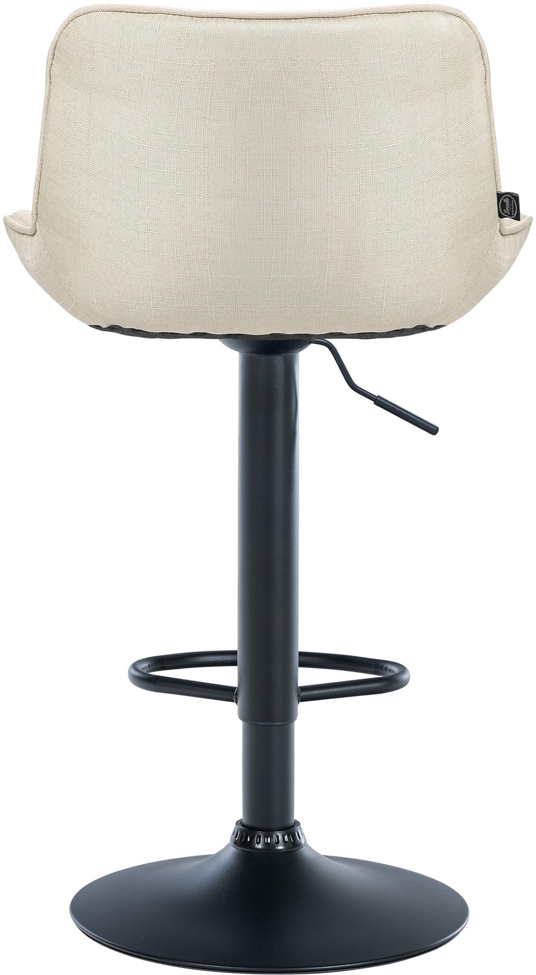 Lot de 2 tabourets de bar Vonore tissu