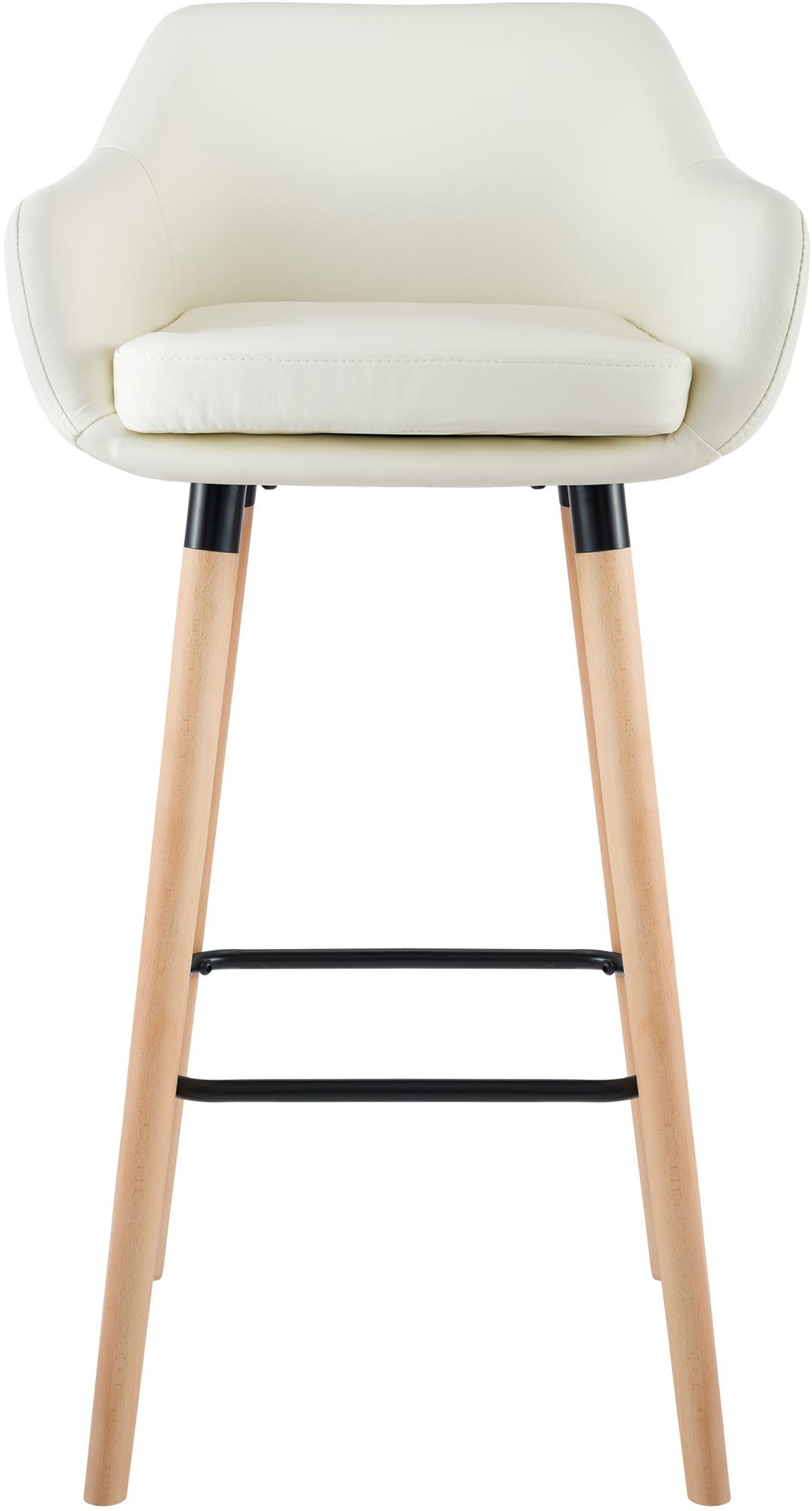 Ensemble de 2 tabourets de bar Grant en simili cuir