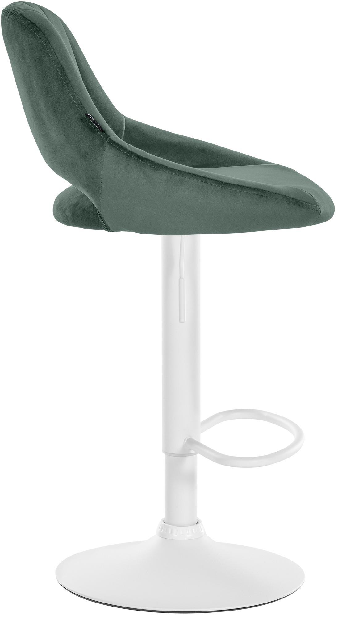 Lot de 2 tabourets de bar Milet en velours