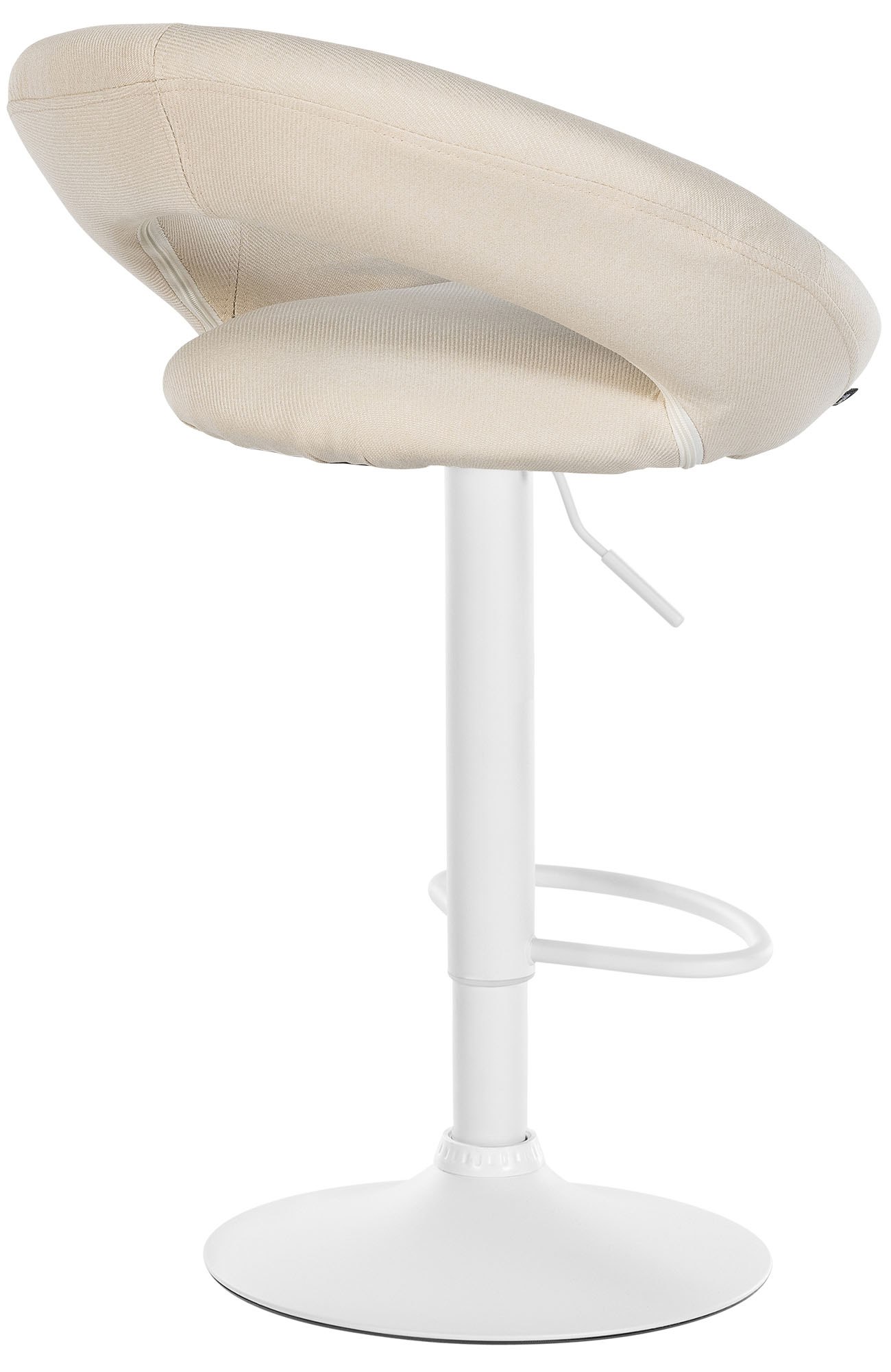 Lot de 2 tabourets de bar Olinda tissu