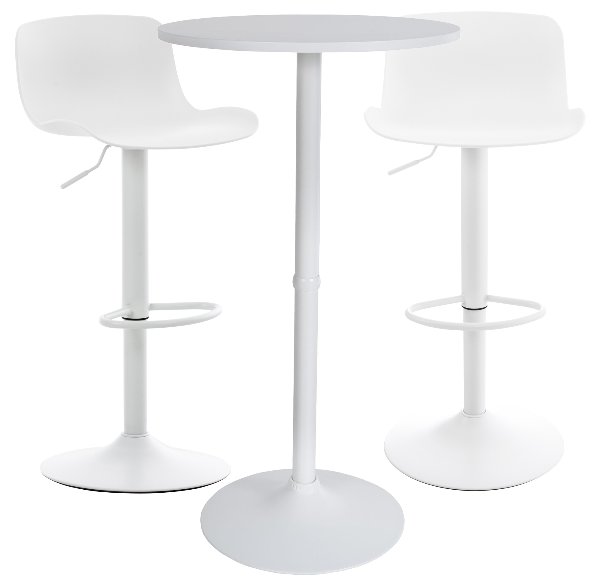 Set de 2 tables de bar Medora