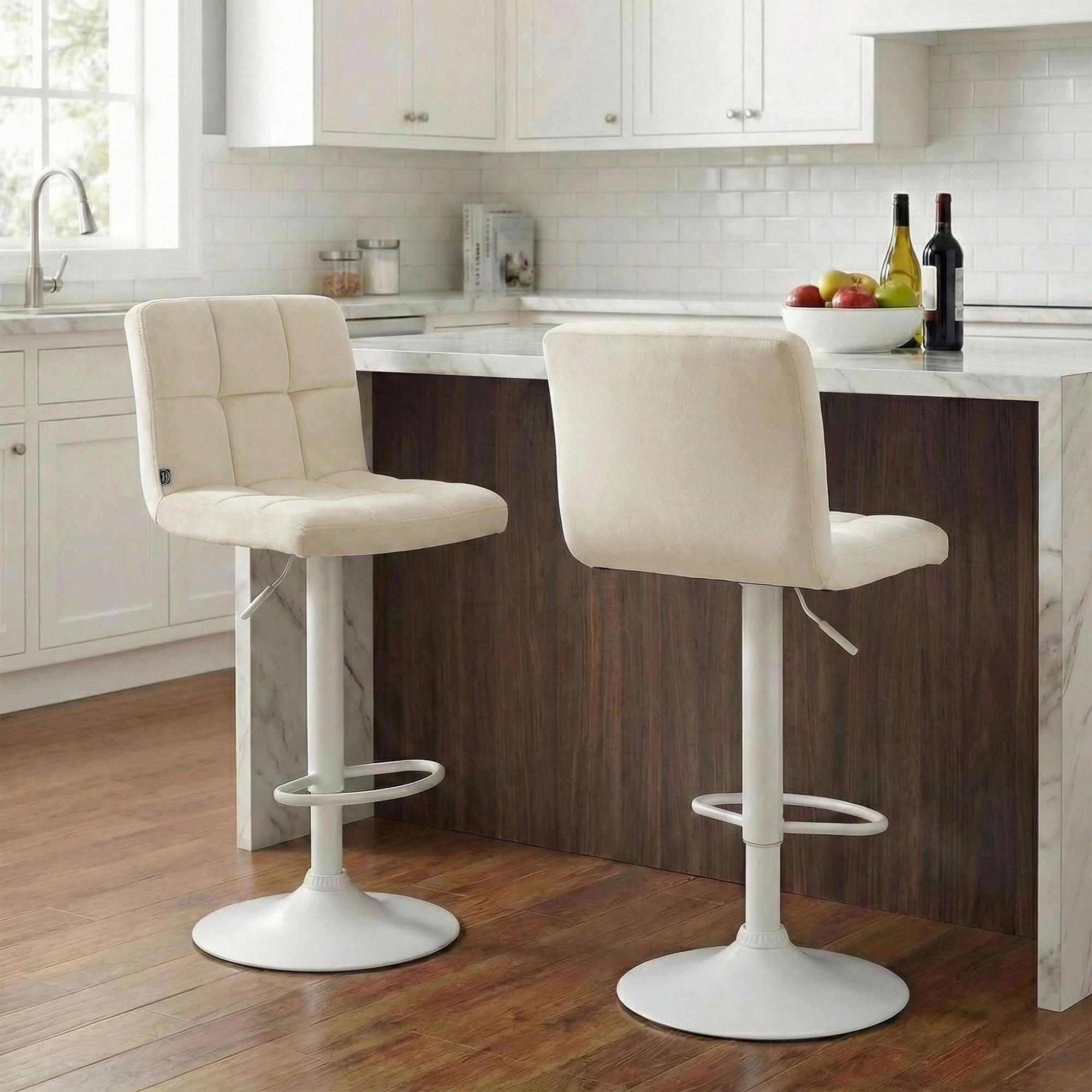 Tabouret de Bar Peru Velours