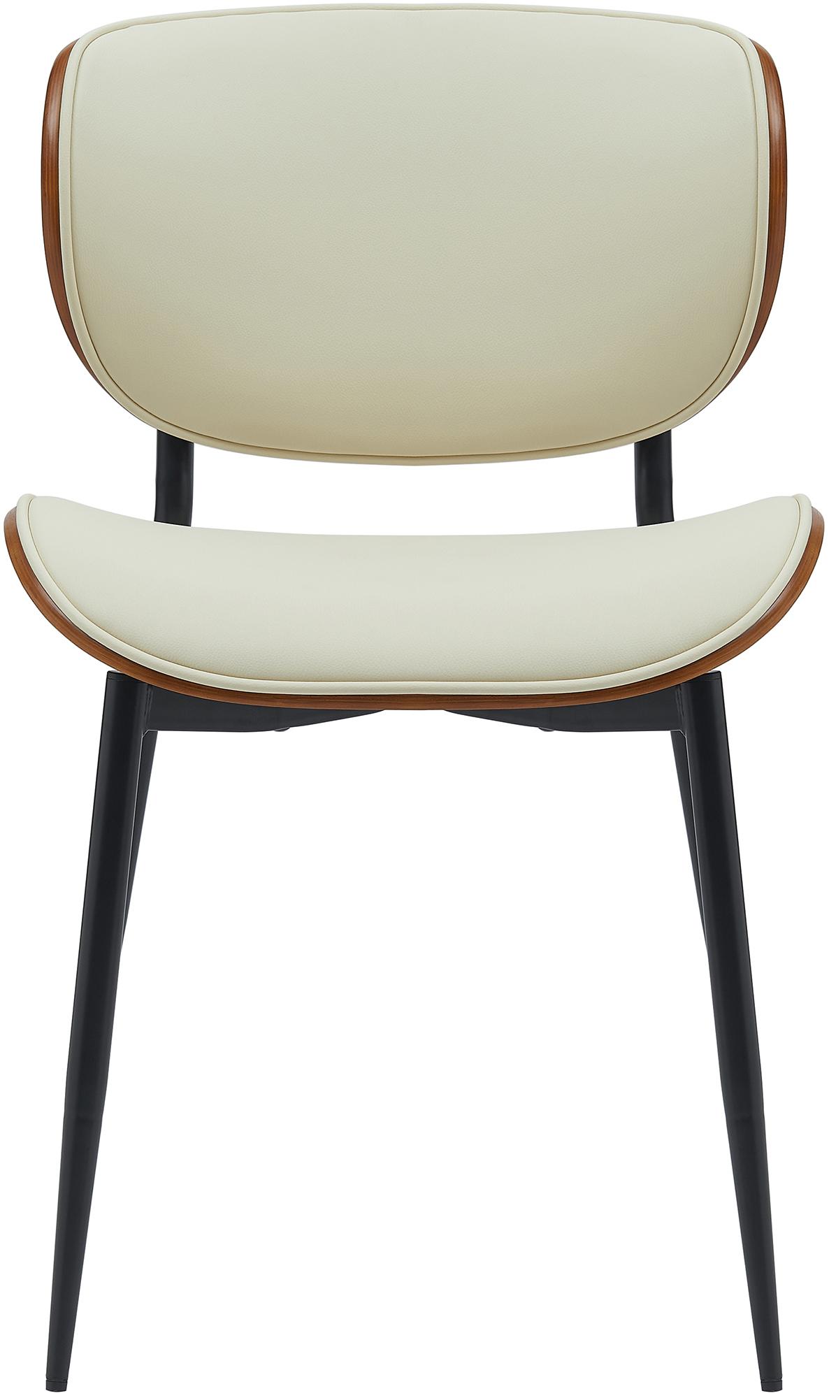Chaise Enid habillée de similicuir ou de tissu
