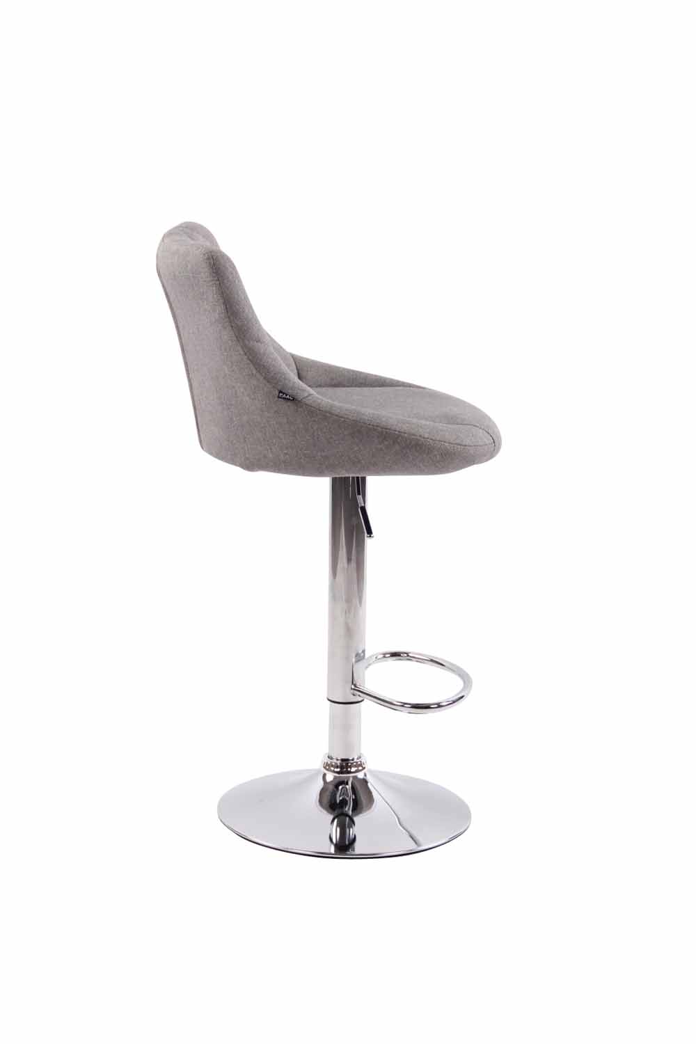 Lot de 2 tabourets de bar Lazio tissu