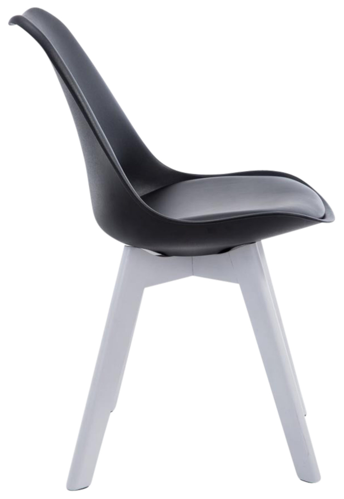 Lot de 4 chaises de salle à manger Borneo V2 en similicuir