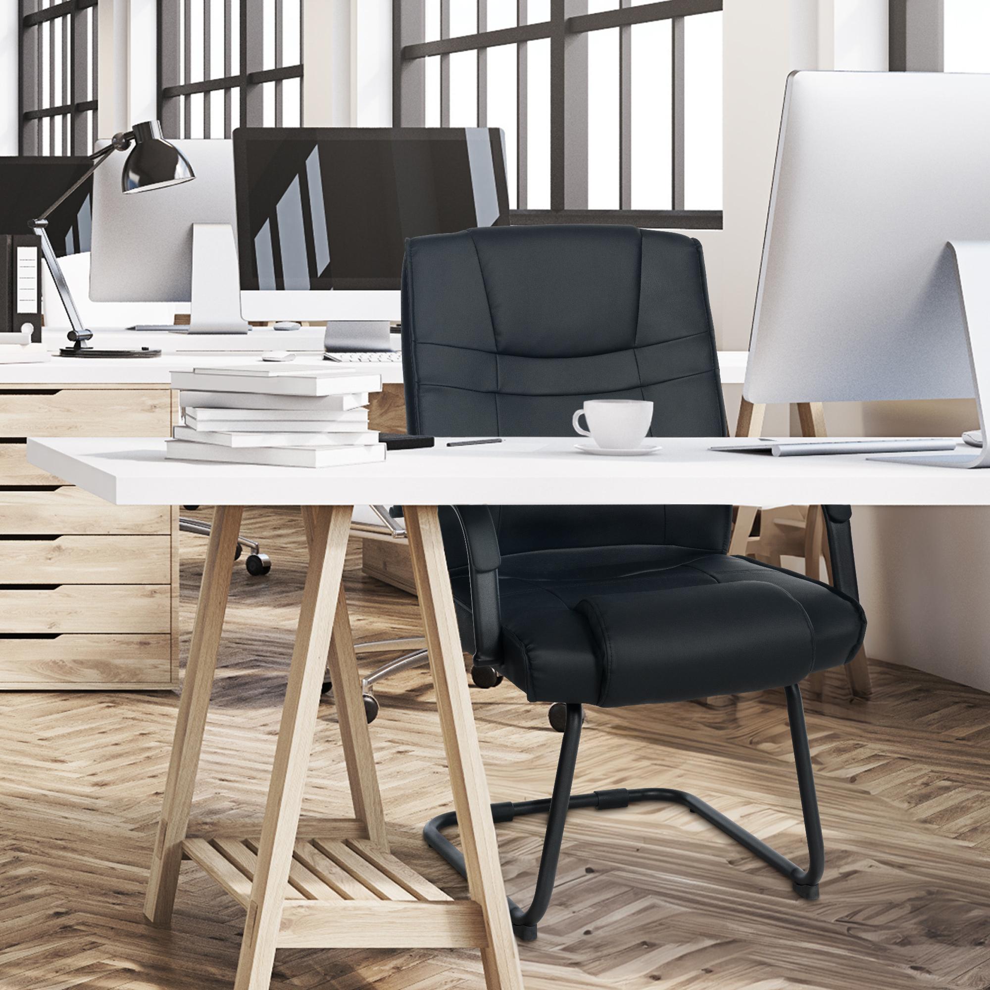 Chaise visiteur Attila similicuir