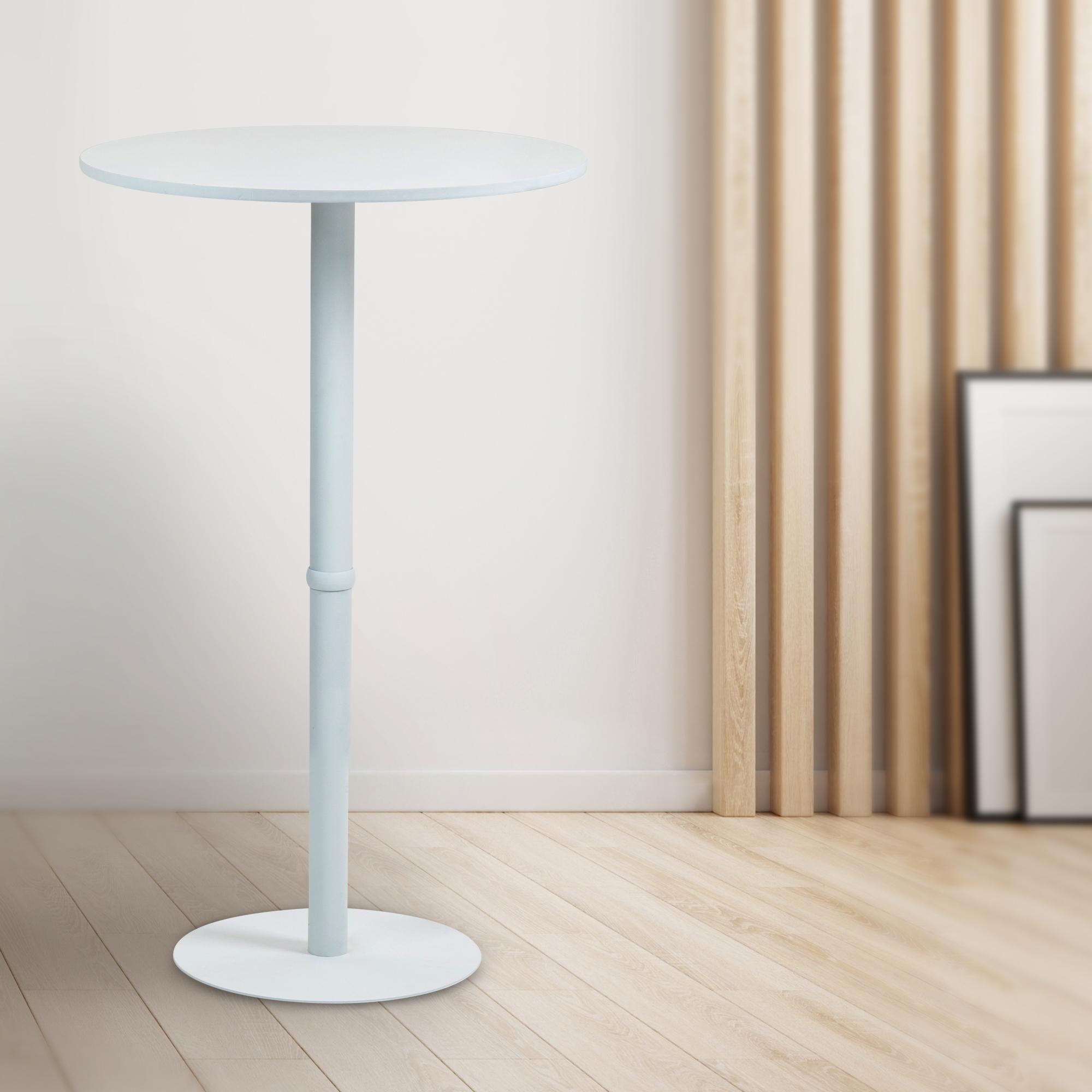 Table haute Hereford ronde