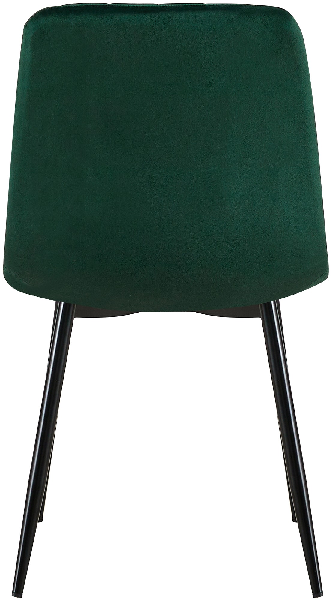 Lot de 4 Chaises de salle à manger Dijon avec Piètement en métal noir