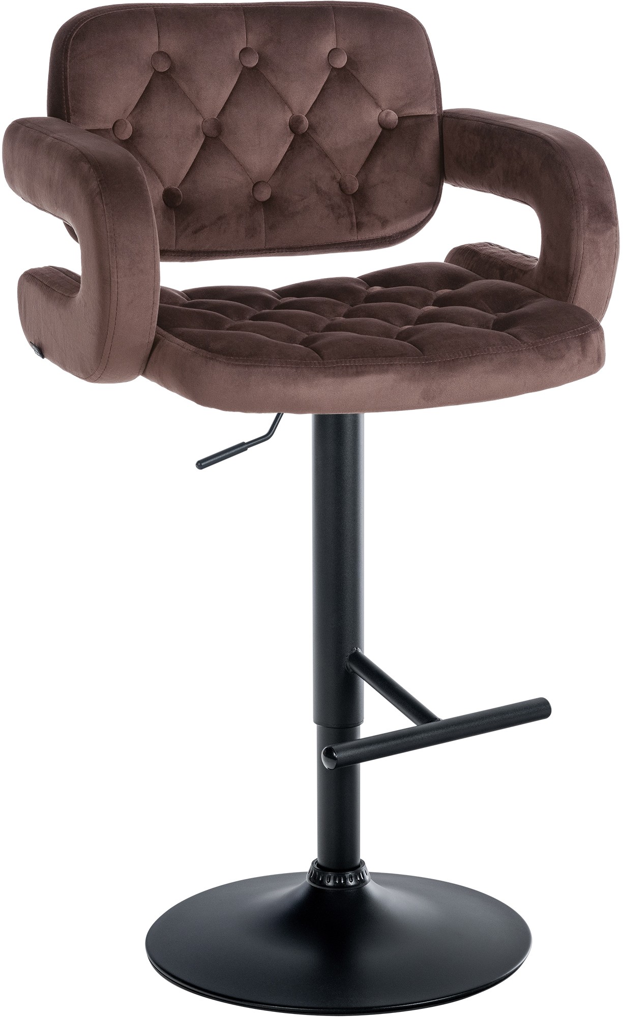 Tabouret de bar Dublin velours