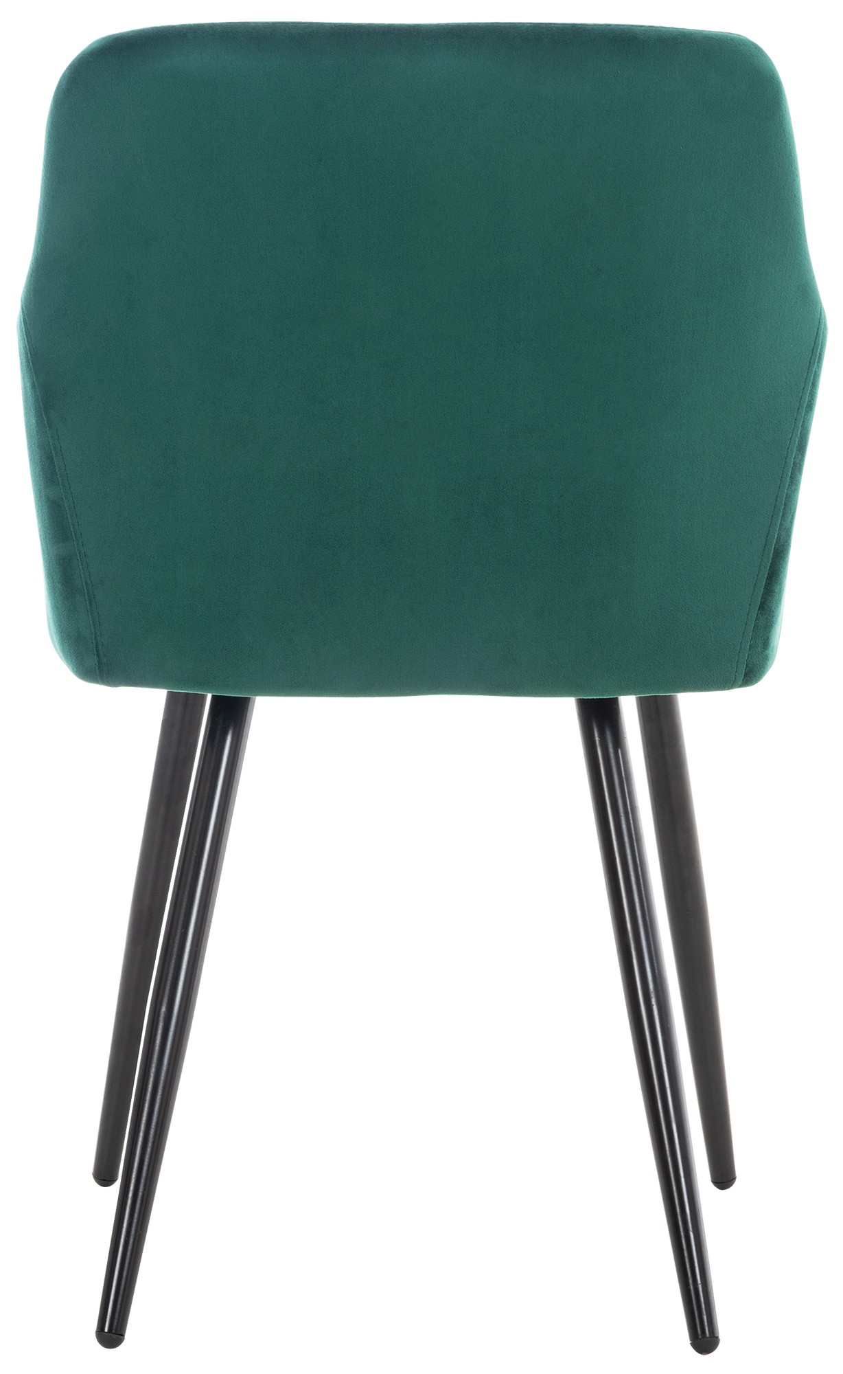 Lot de 4 chaises de salle à manger Shila avec Piètement en Métal noir