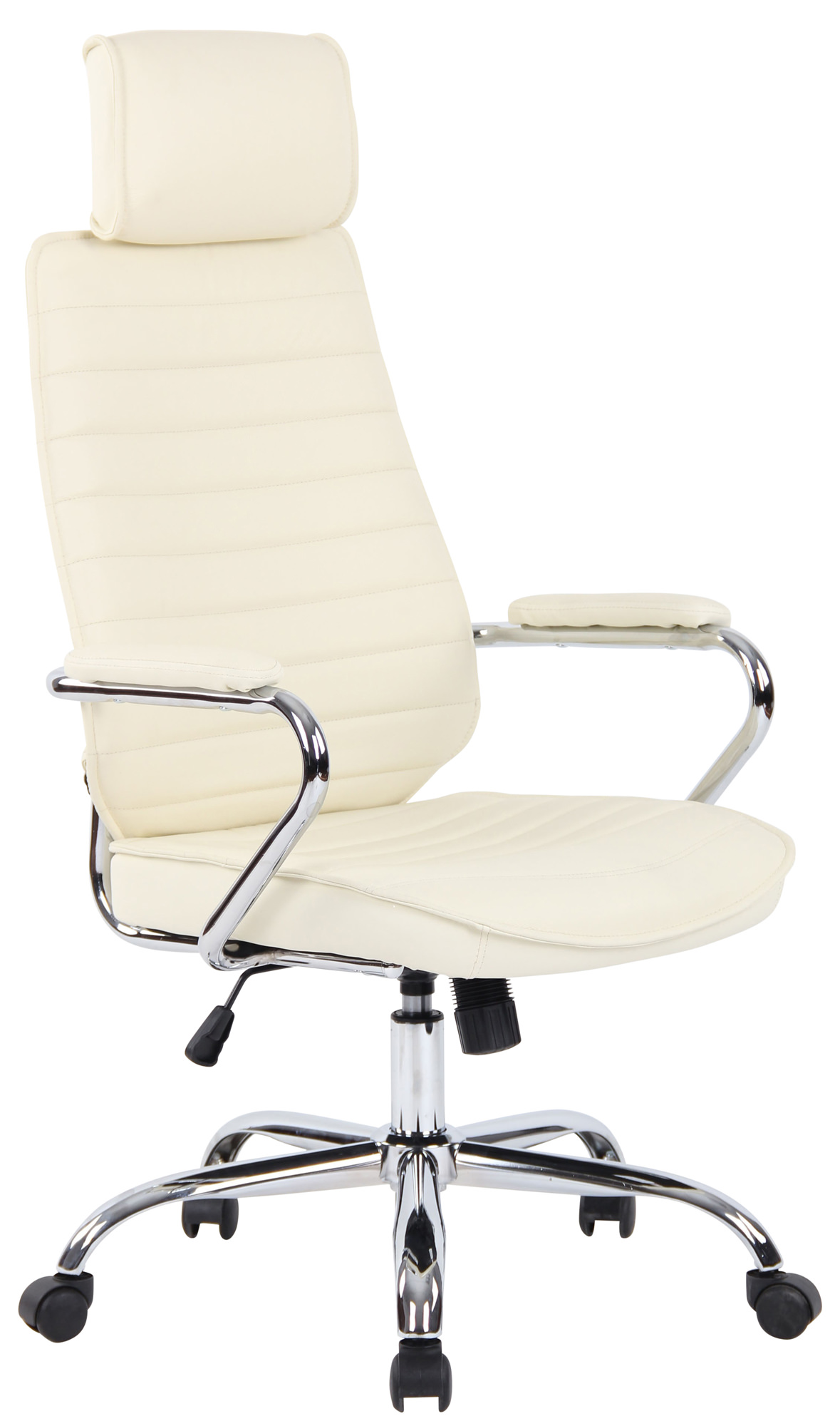 Fauteuil de bureau  Rako en véritable cuir ajustable et pivotant