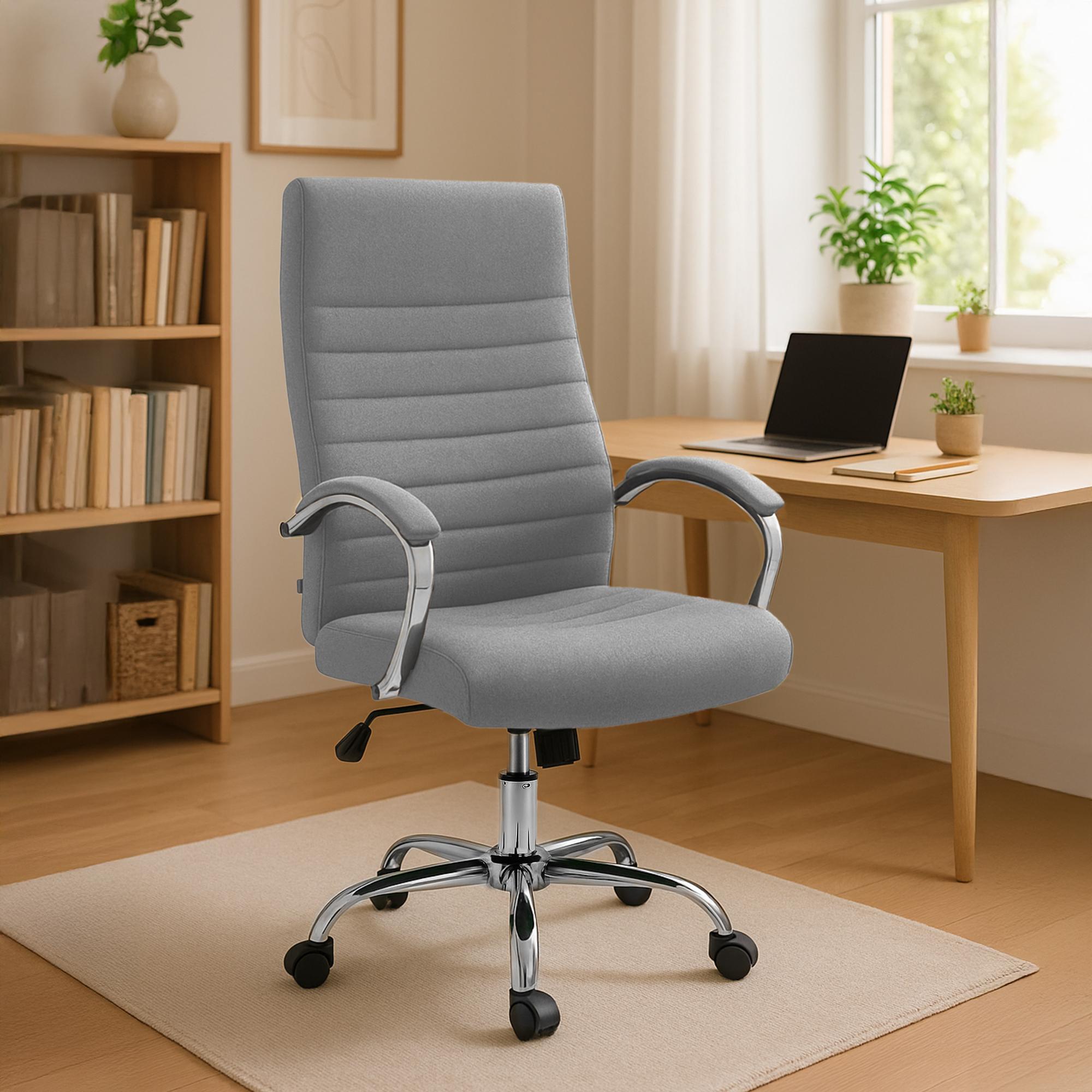 Fauteuil de bureau Valais en tissu