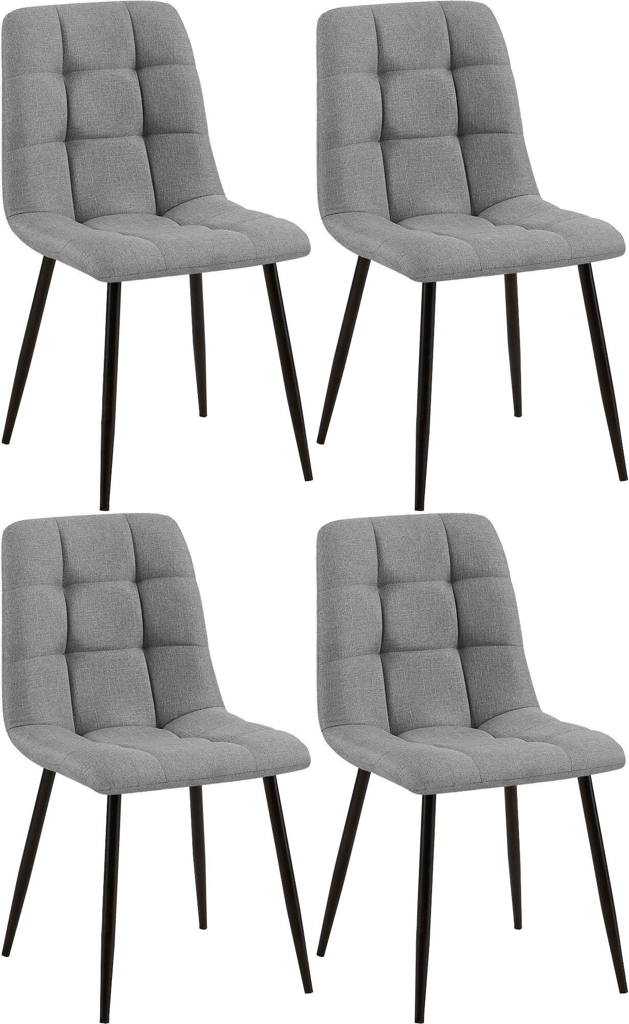 Lot de 4 chaises de salle à manger Tilde