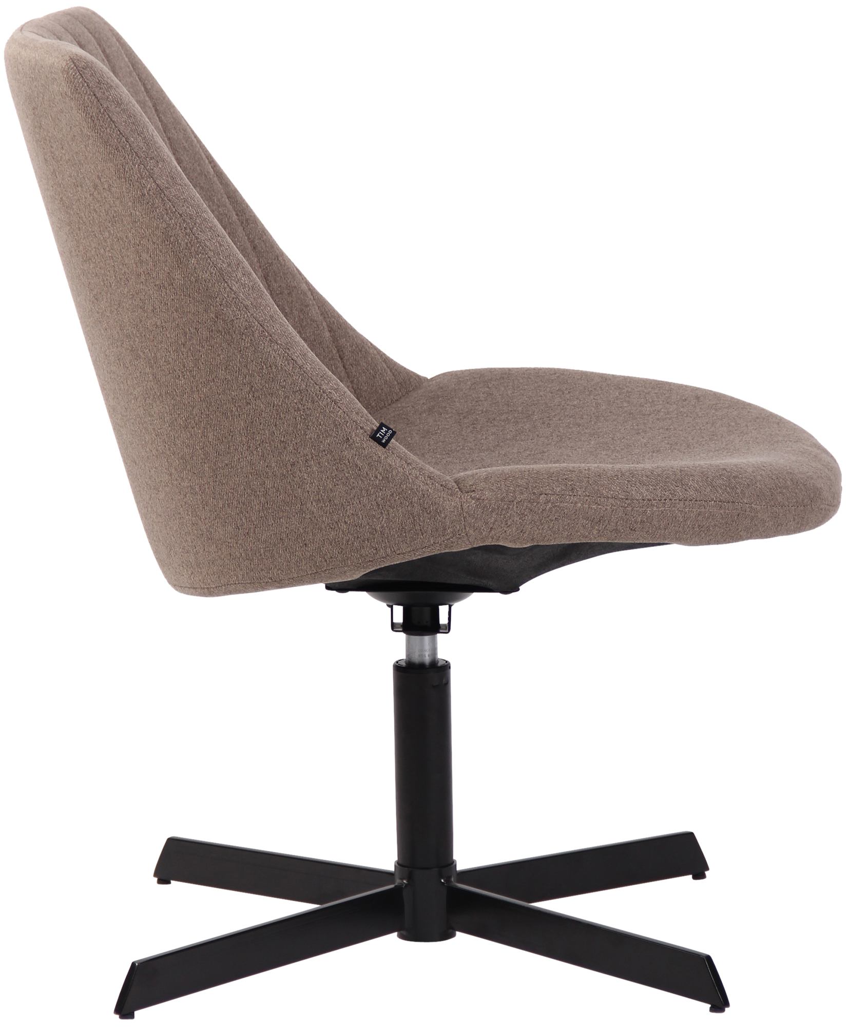 Chaise lounge Granby en Tissu avec Pied en métal