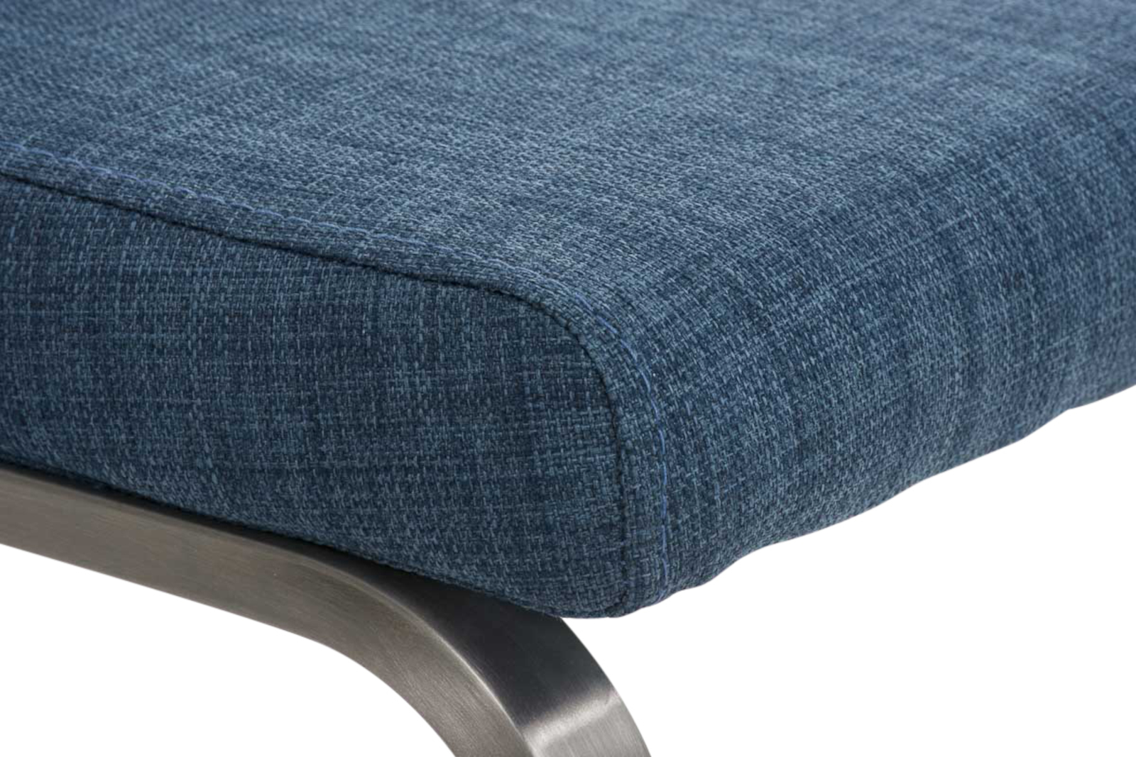 Lot de 2 chaises de salle a manger Belfort en tissu
