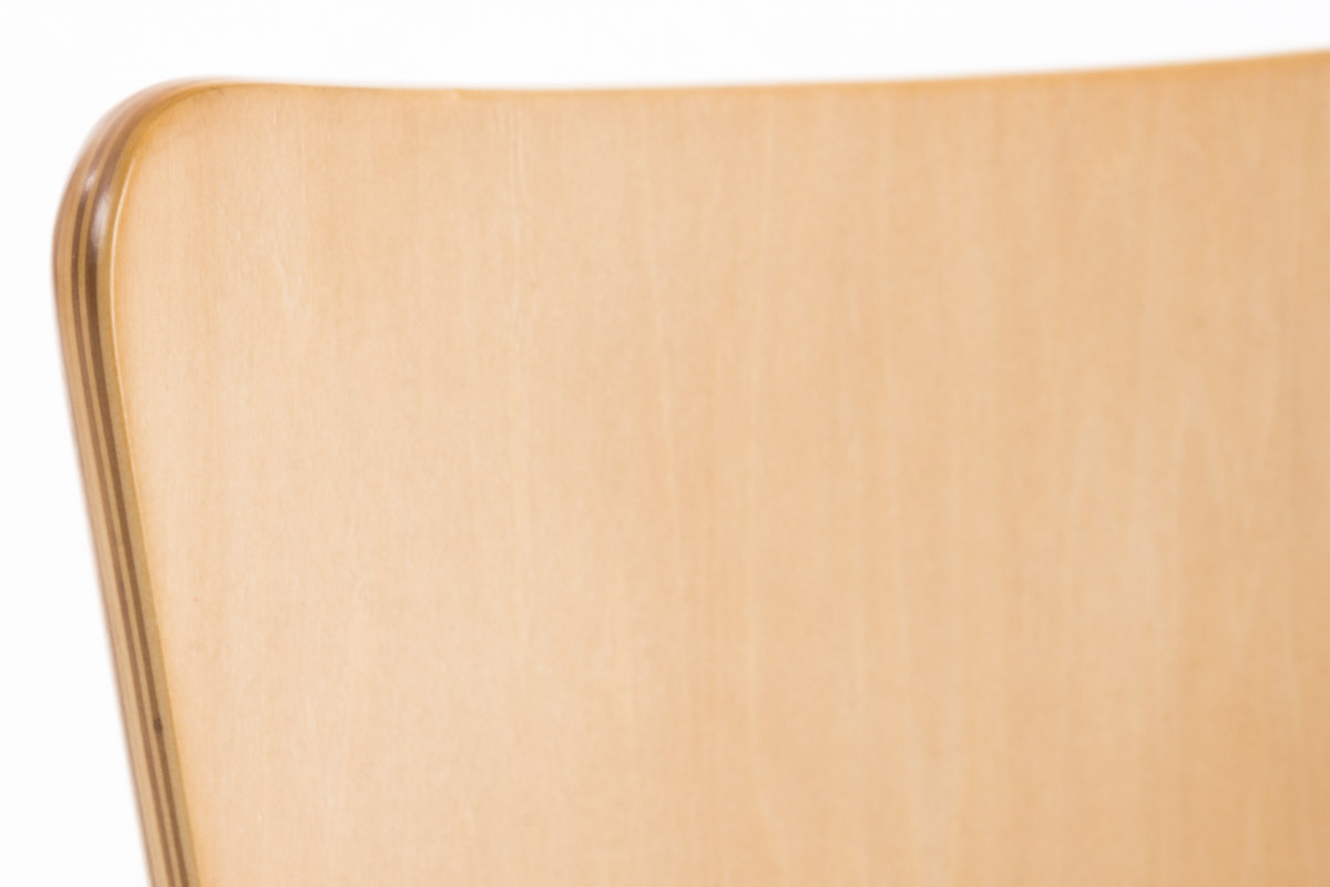 Lot de 2 chaises visiteur Aaron Nature