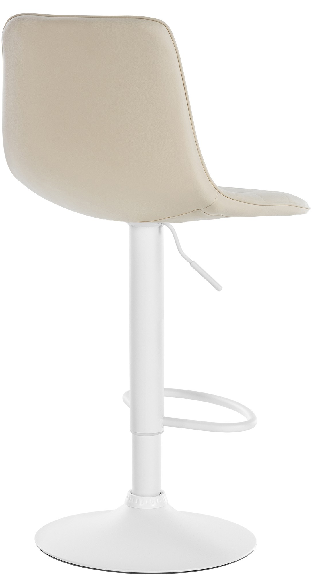 Tabouret de bar Lex en Similicuir Pied trompette en Métal