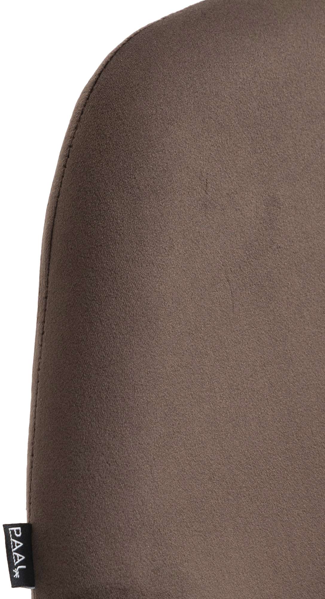 Tabouret de bar Braga Velours avec pied en métal réglable et pivotant