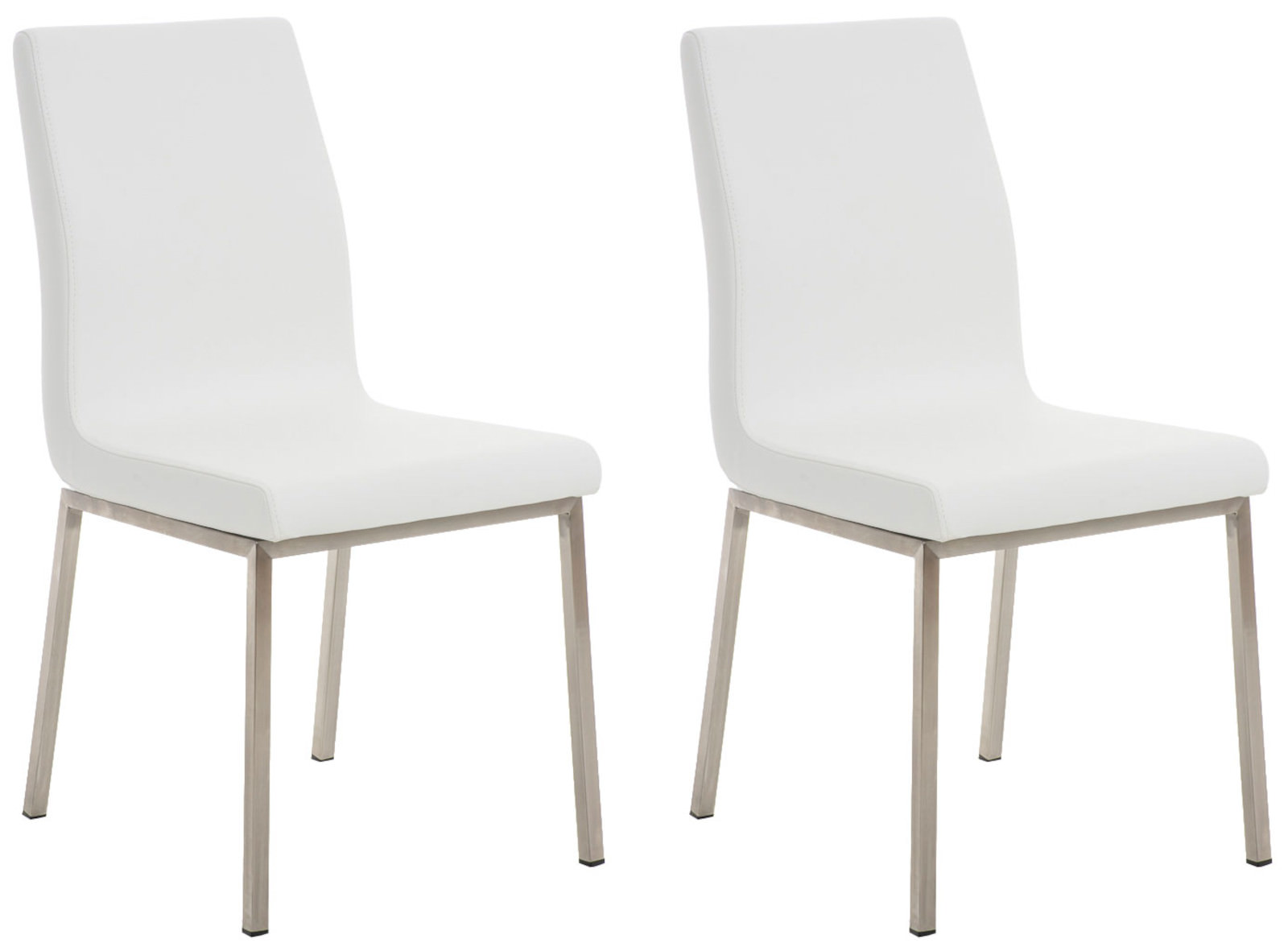 Lot de 2 Chaises de salle à manger Colmar en similicuir